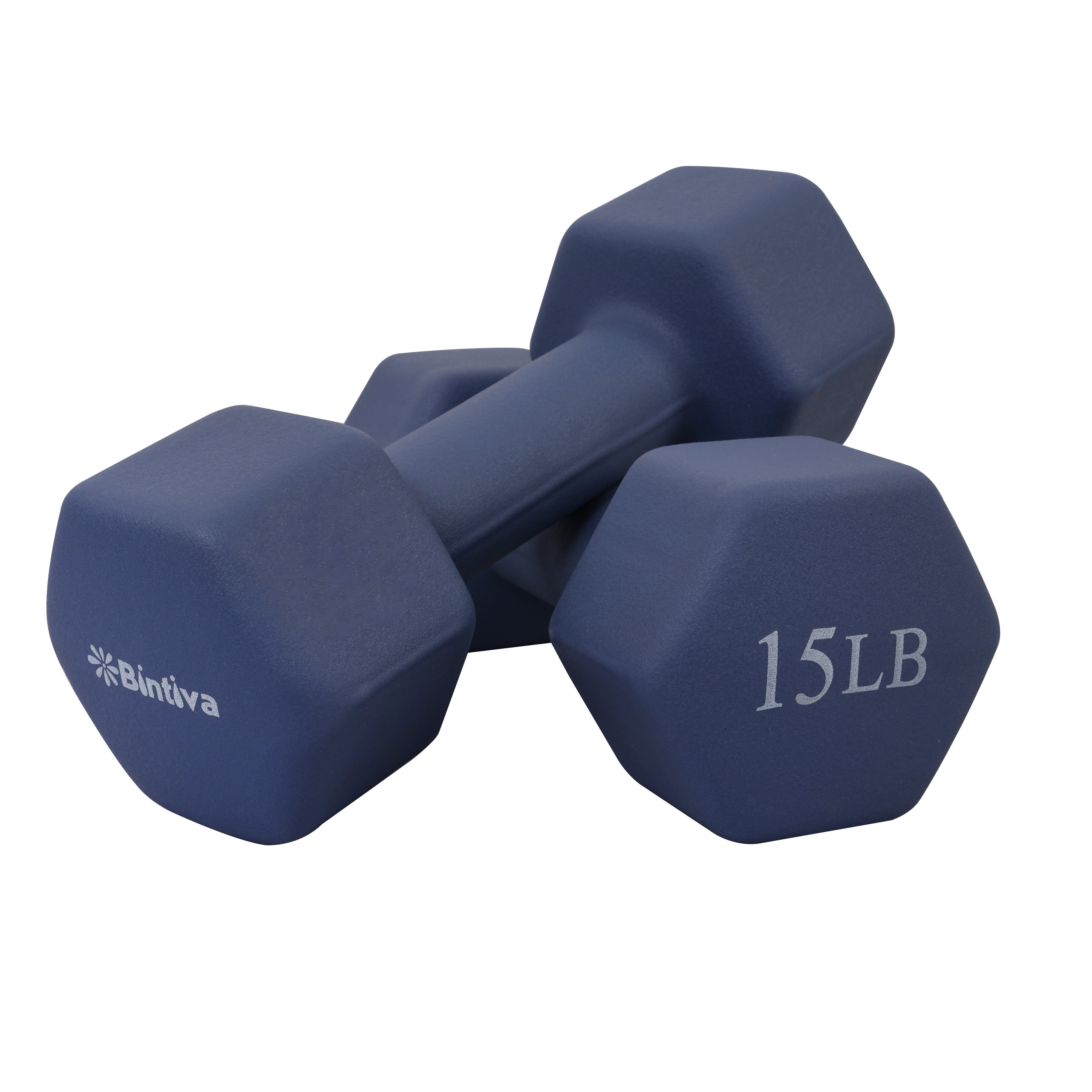 Neoprene Hexagon shaped dumbbells - Earth Tones by Bintiva