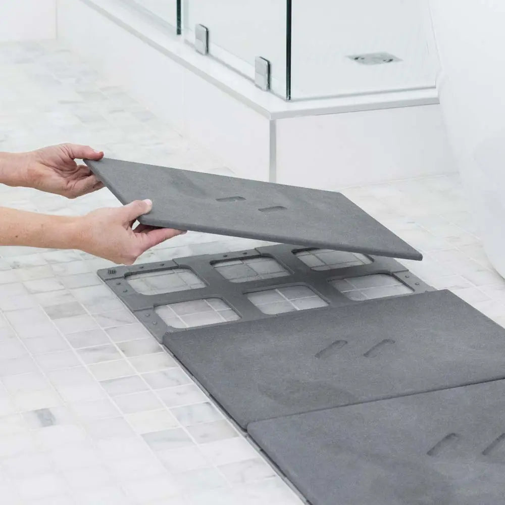 Large Bath Stone™ Mat - 2-Pack by Dorai Home | Quick-Drying Home Essentials