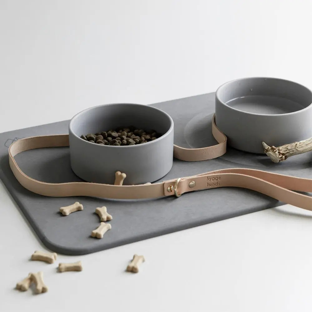 Dog Bowls + Stone Base by Dorai Home | Quick-Drying Home Essentials