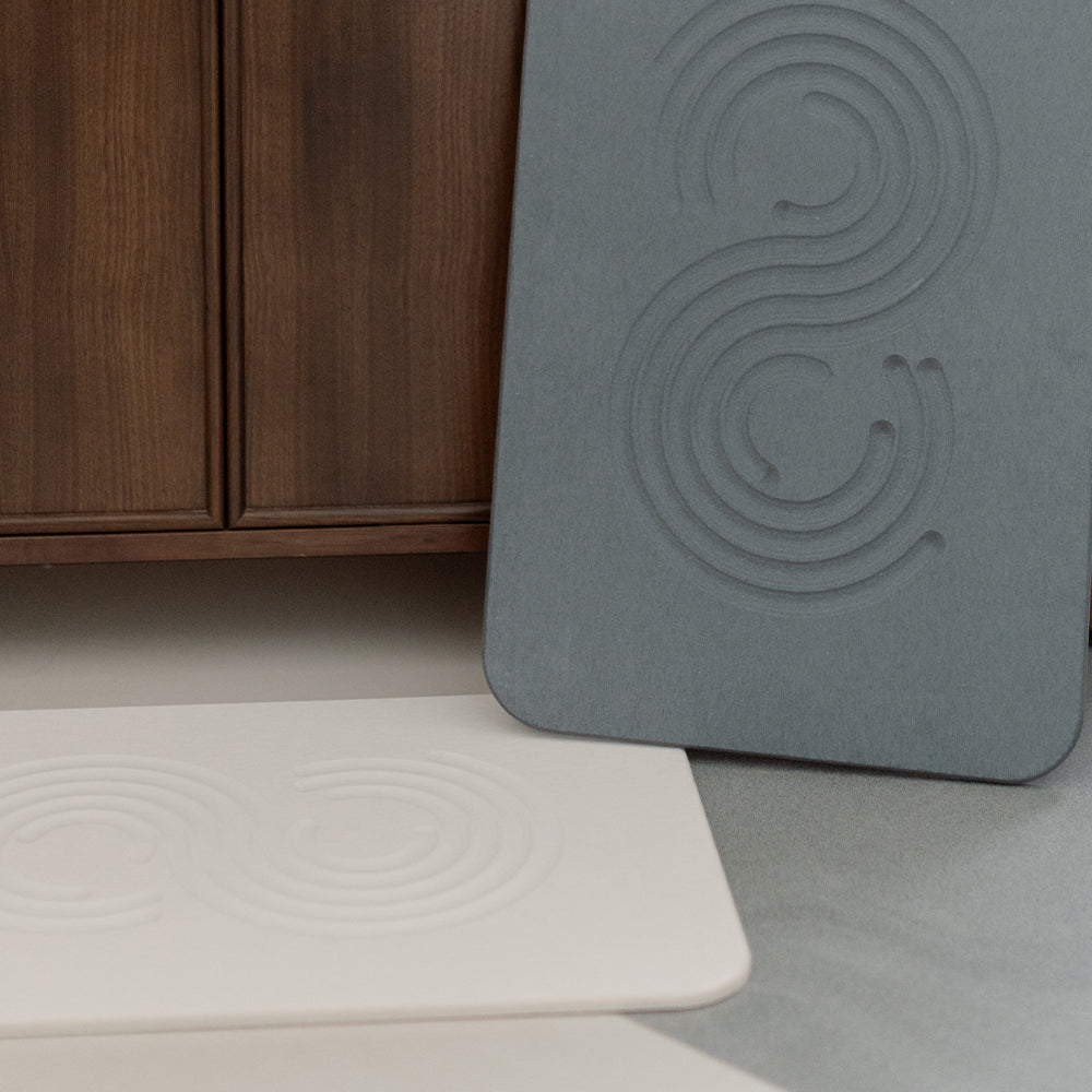 Bath Stone™ Mat - Zen 2-Pack by Dorai Home | Quick-Drying Home Essentials
