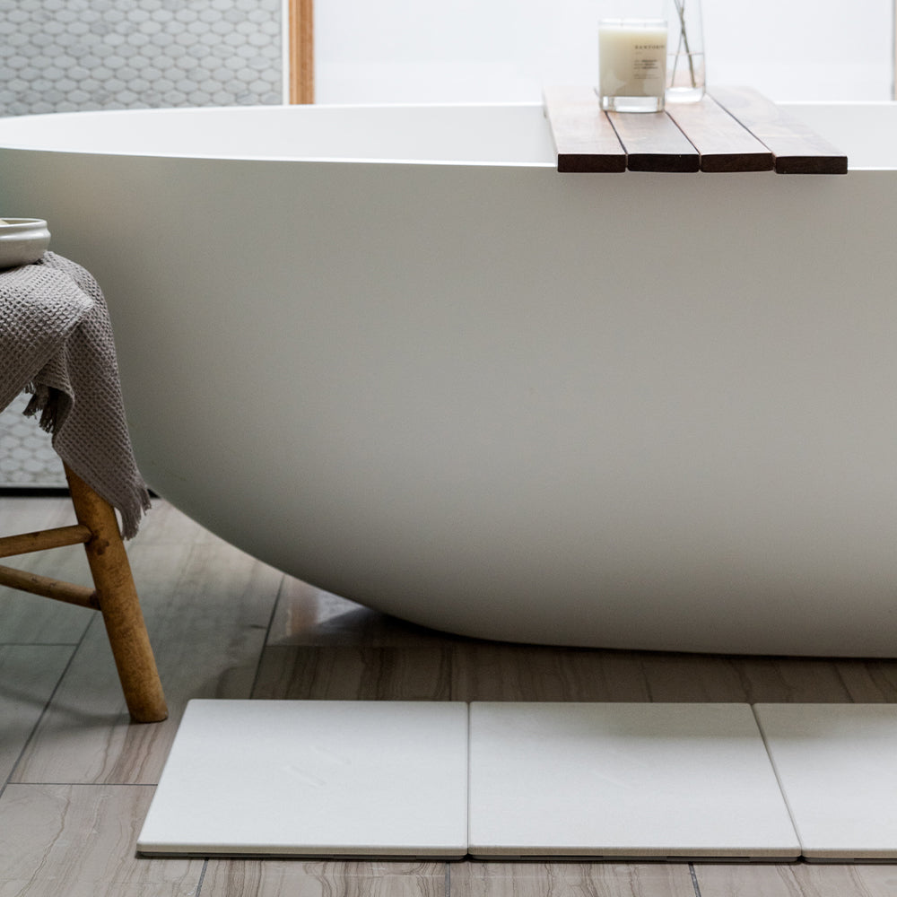 Large Bath Stone™ Mat - 2-Pack by Dorai Home | Quick-Drying Home Essentials