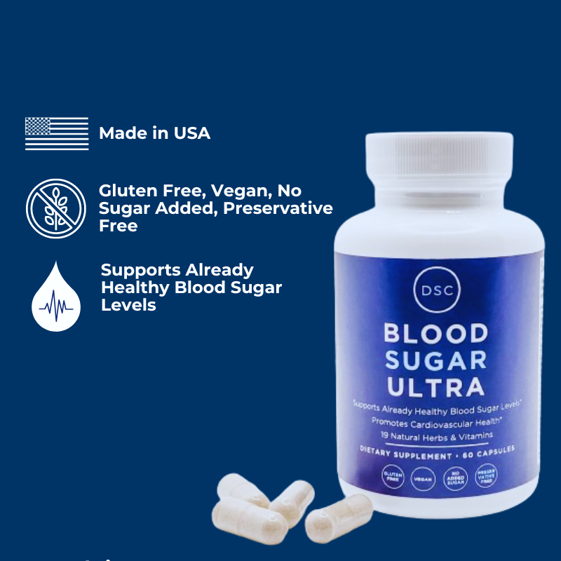 DSC Blood Sugar Ultra Support Supplement by DIABETIC SOCK CLUB