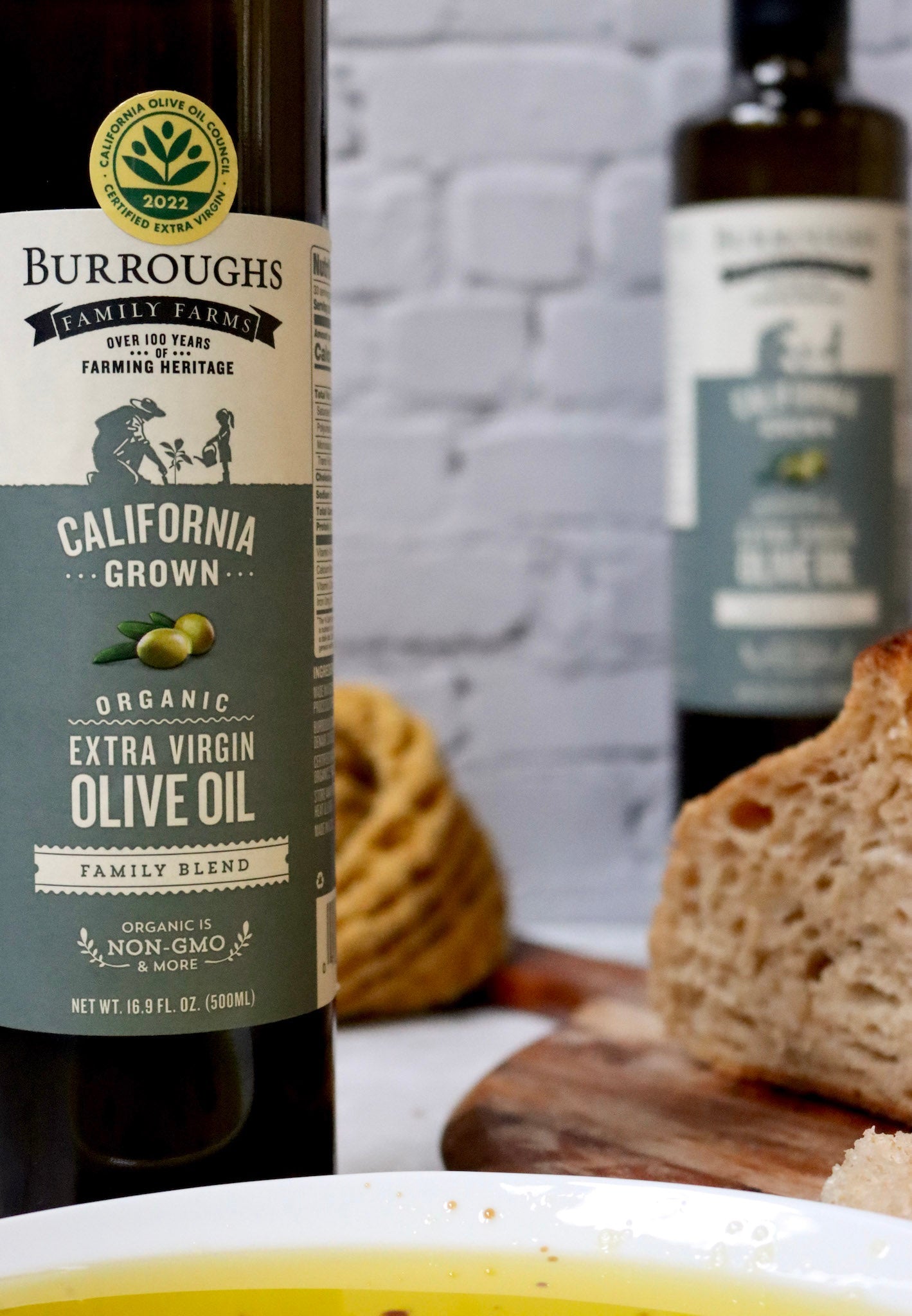 Regenerative Organic Extra Virgin Olive Oil Family Blend 2024 by Burroughs Family Farms