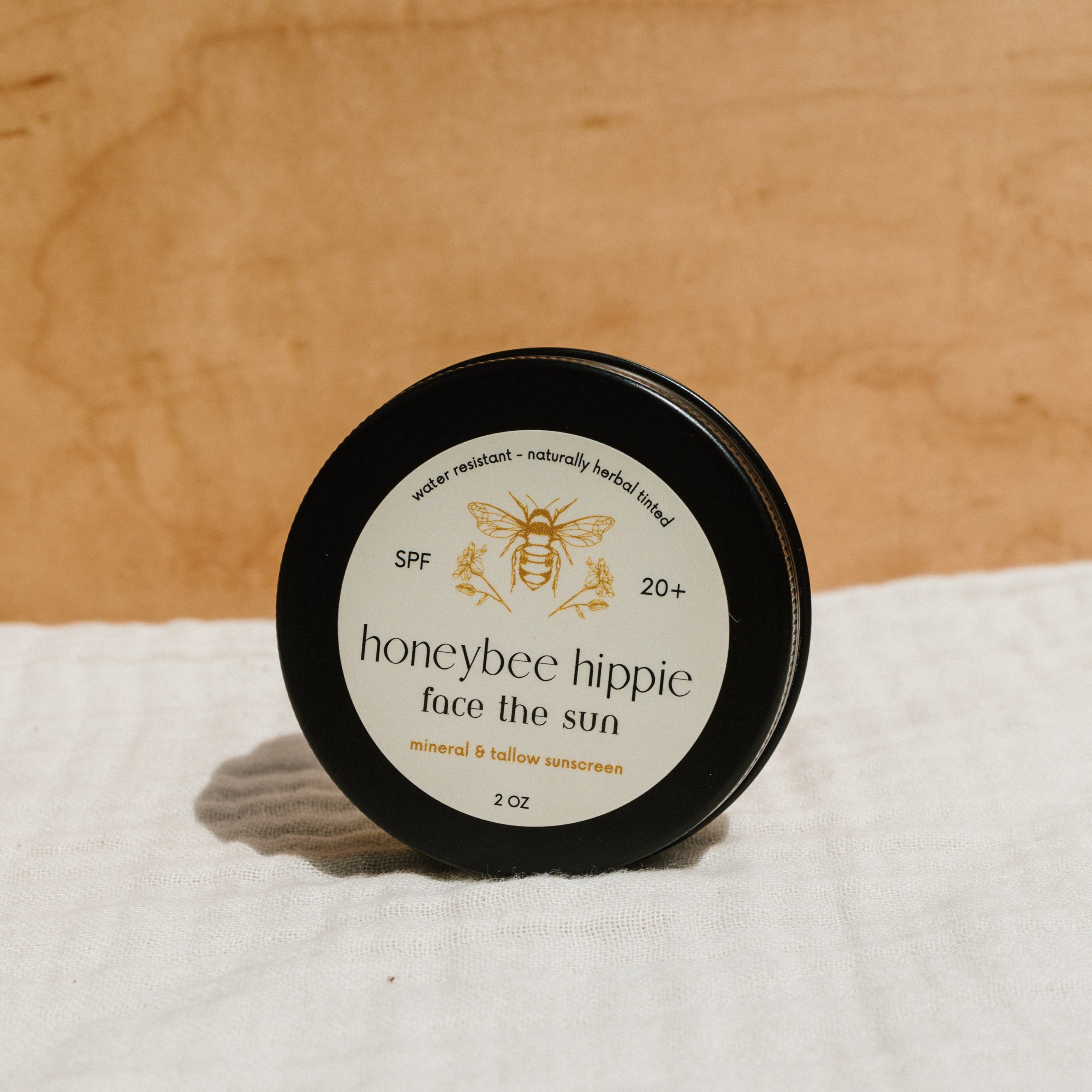 face the sun - herbal tinted mineral & tallow skin protection by Honeybee Hippie