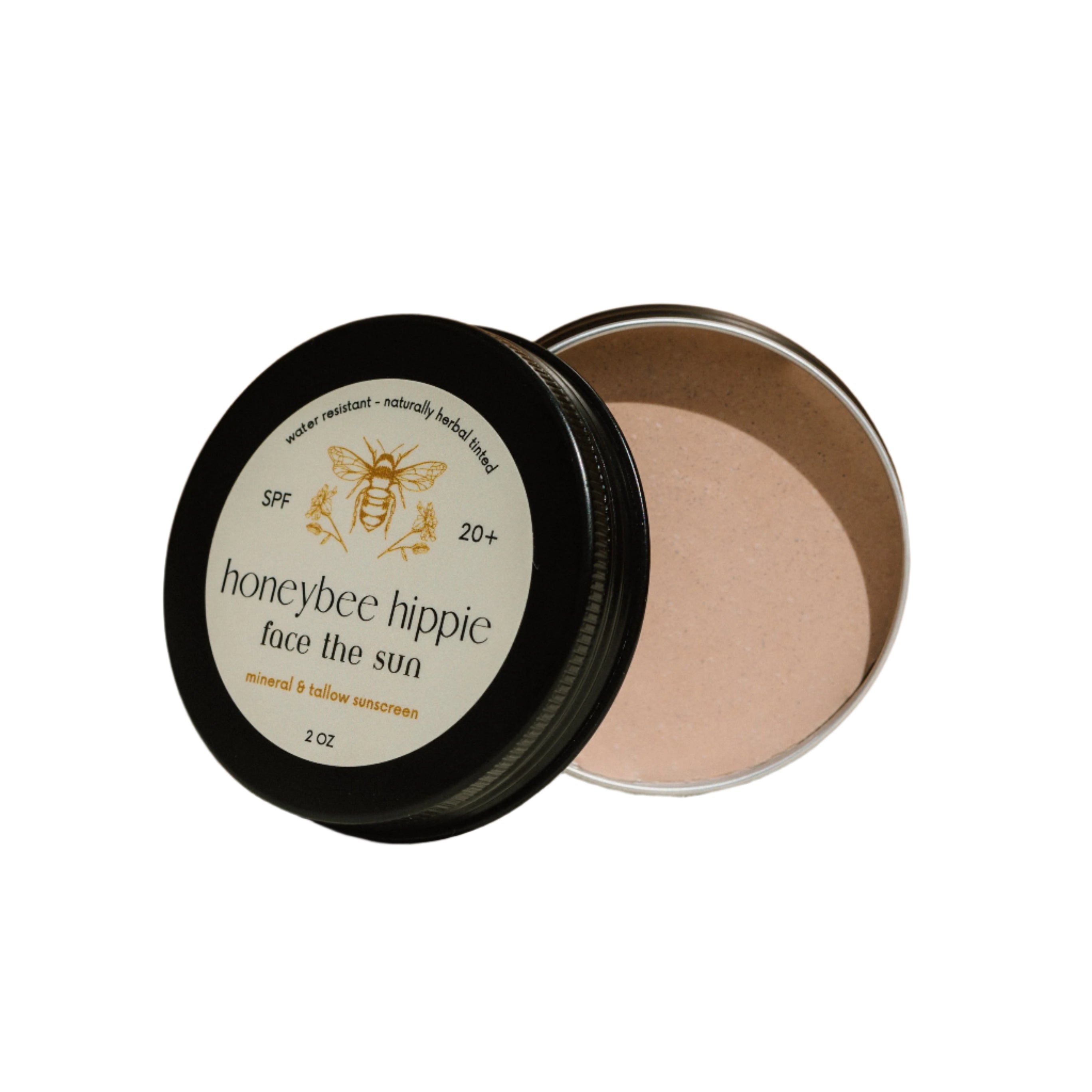 face the sun - herbal tinted mineral & tallow skin protection by Honeybee Hippie