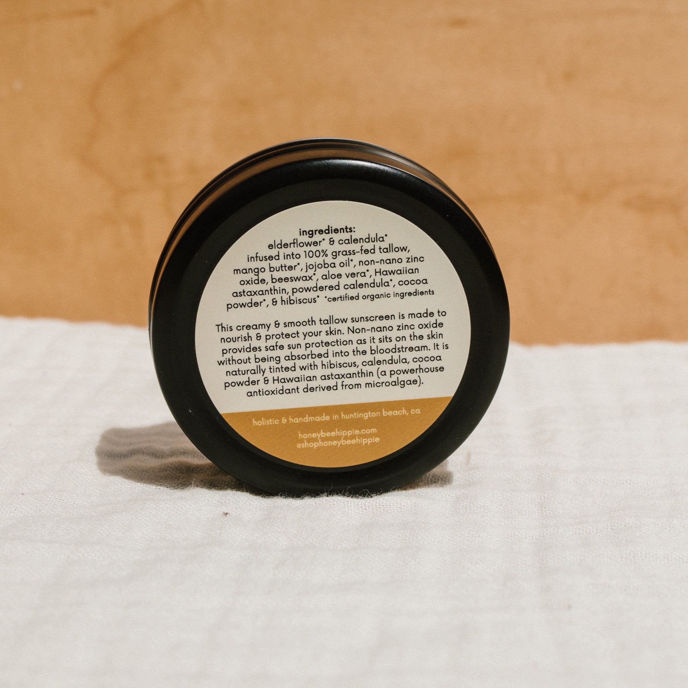 face the sun - herbal tinted mineral & tallow skin protection by Honeybee Hippie