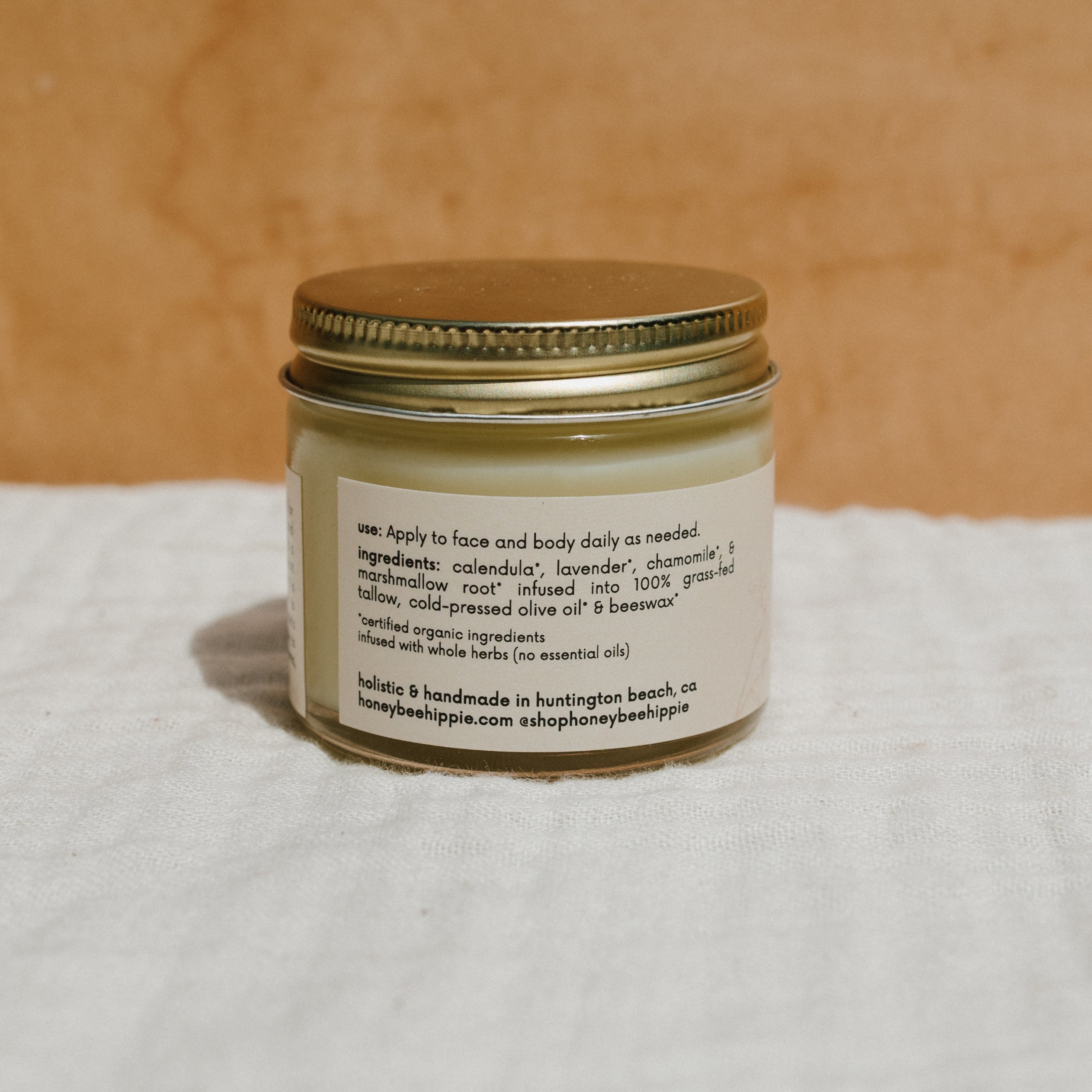 natural mama tallow balm by Honeybee Hippie