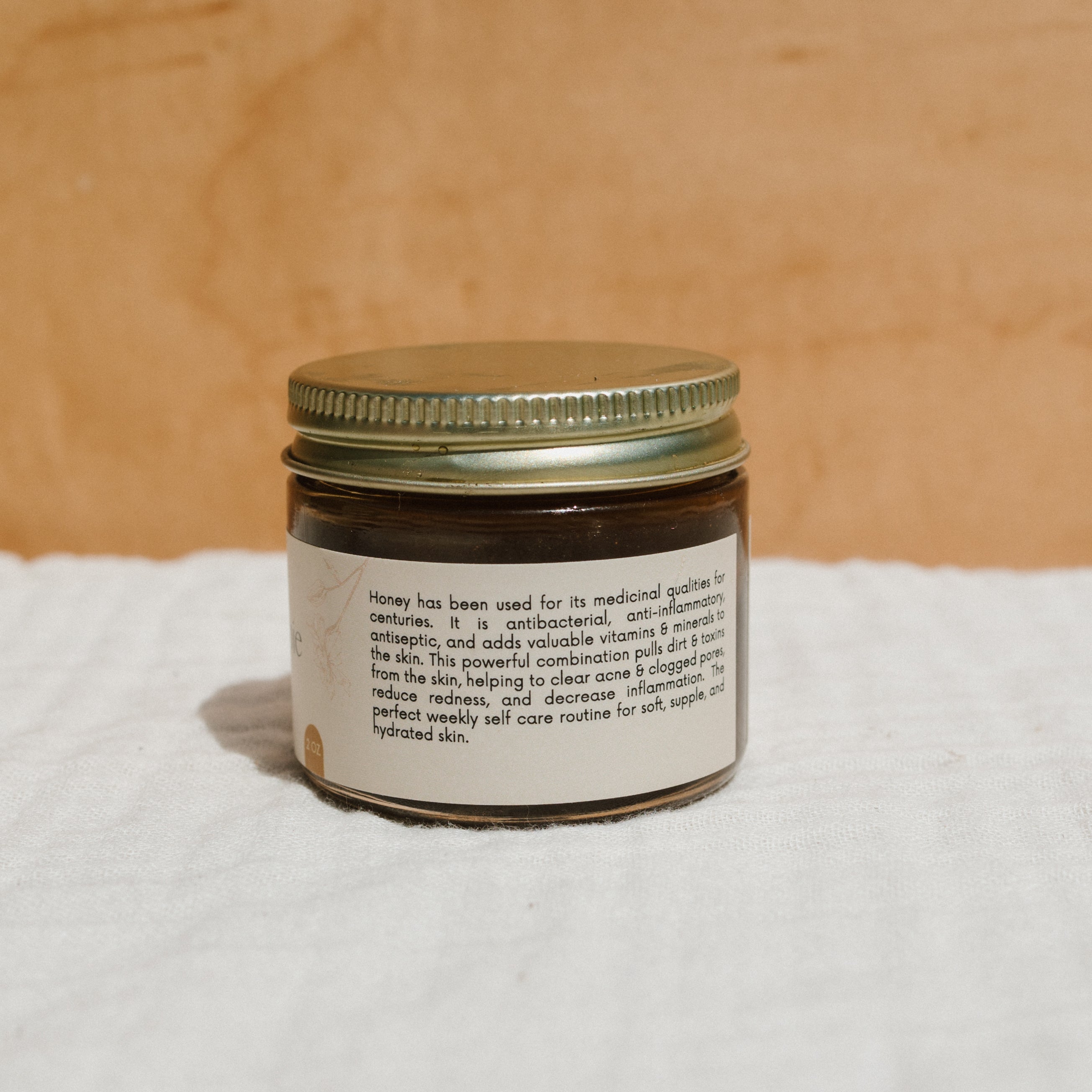 herbal infused raw honey mask by Honeybee Hippie