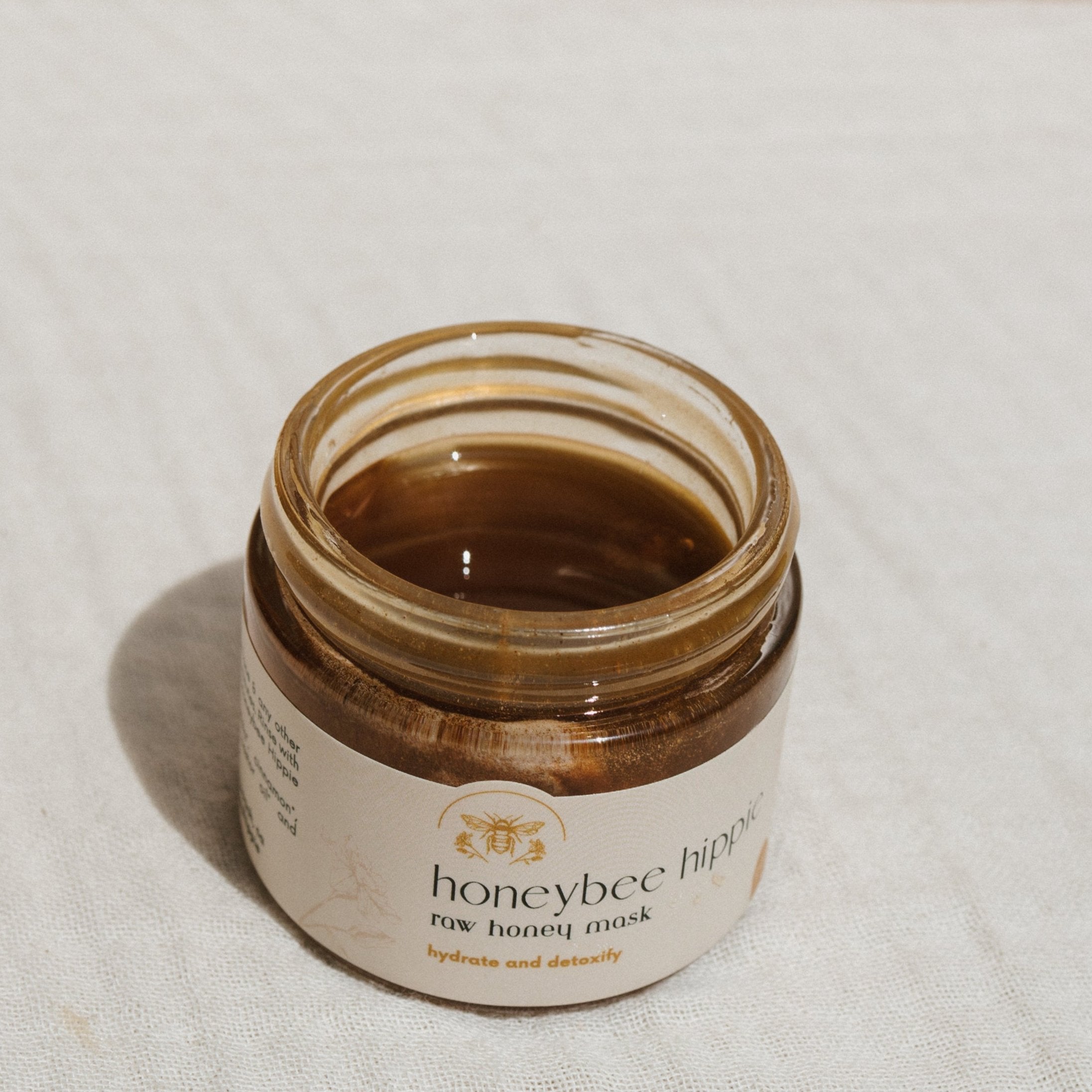 herbal infused raw honey mask by Honeybee Hippie