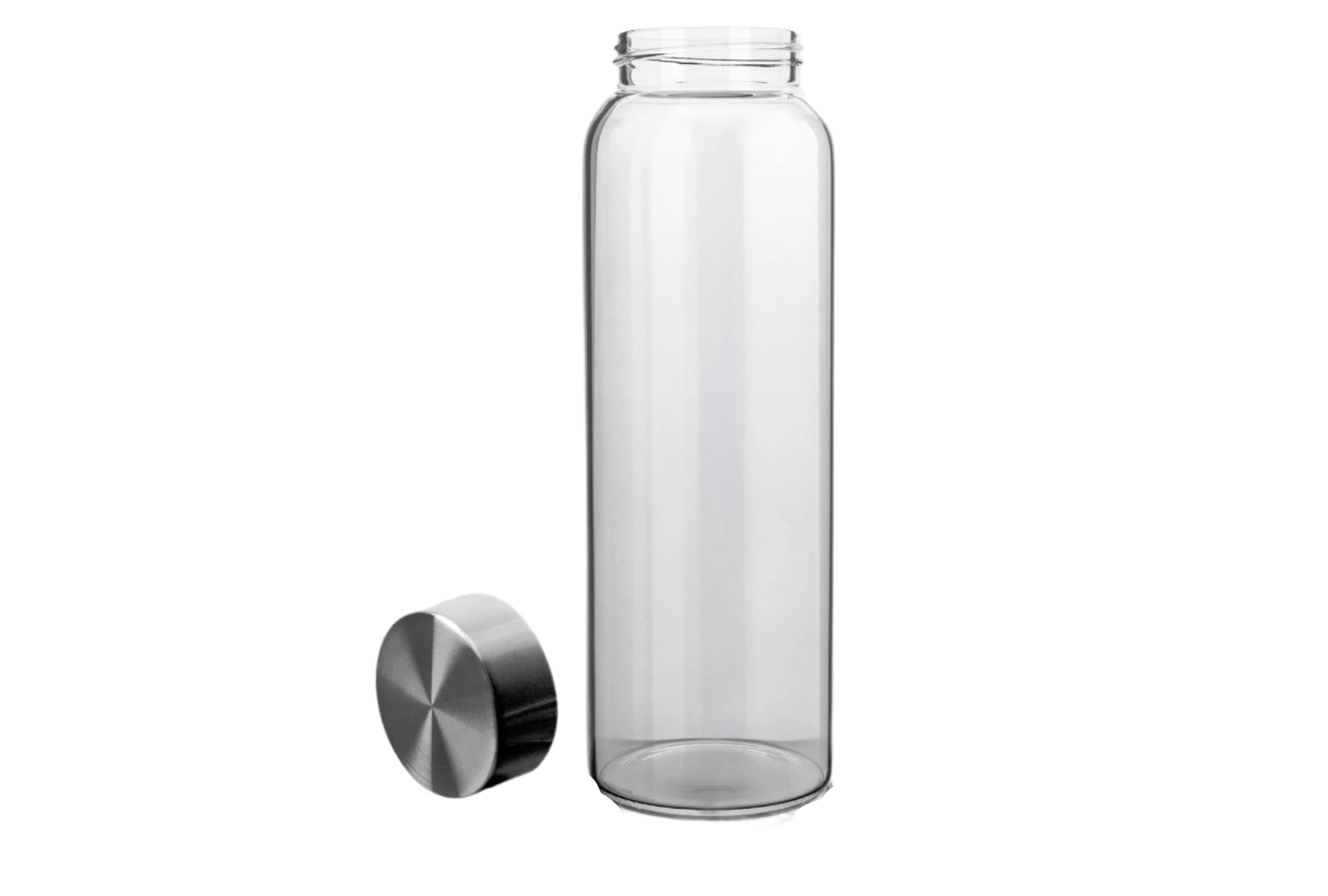 32 oz Glass Water Bottle with Stainless Steel Cap (2nd Generation) by Kablo
