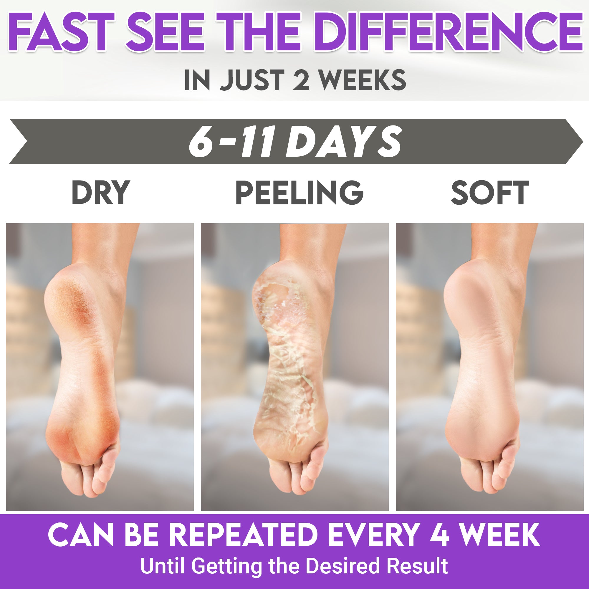 Karma Naturals lavender Foot Peel Mask - 2 Pack