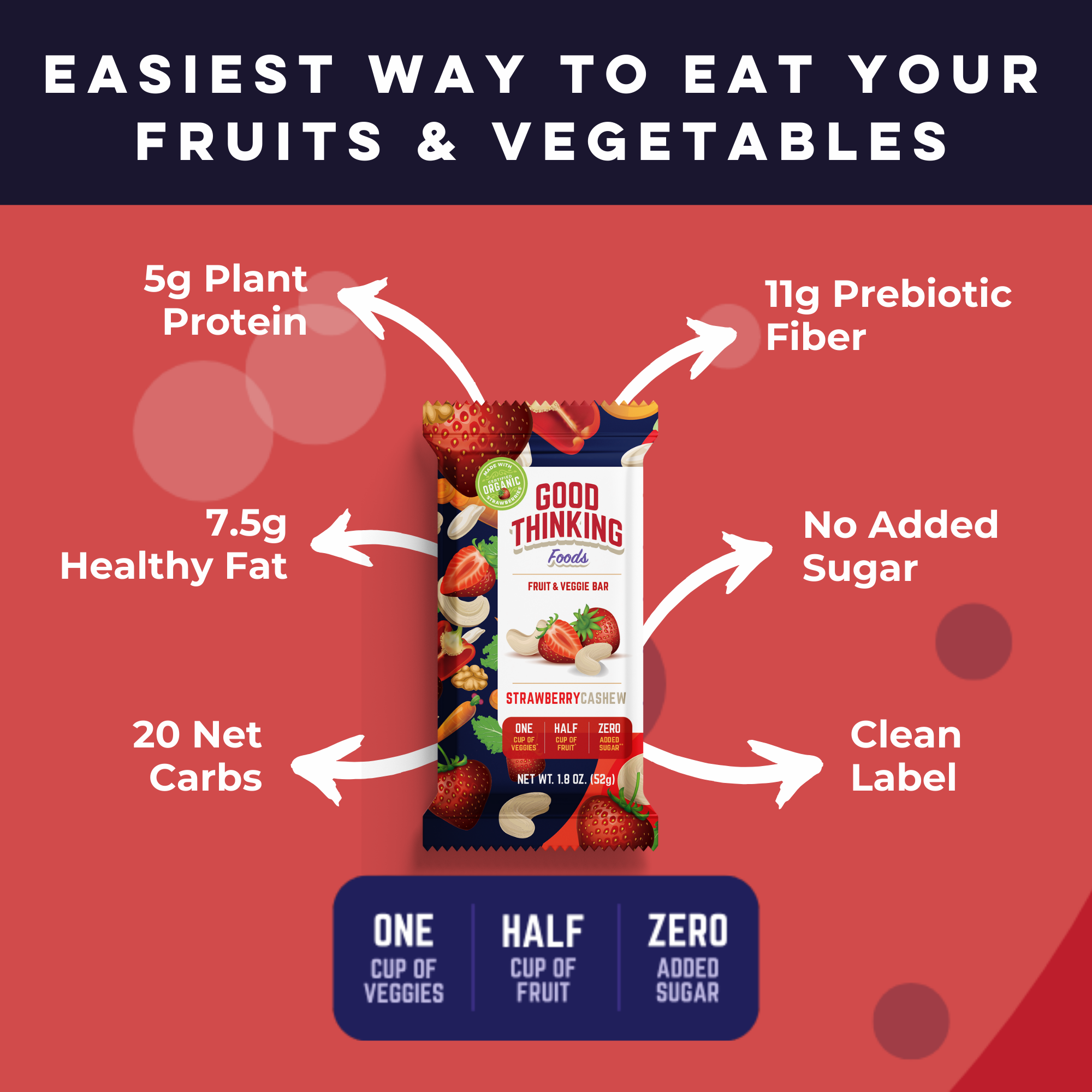 Strawberry Cashew by Good Thinking Foods