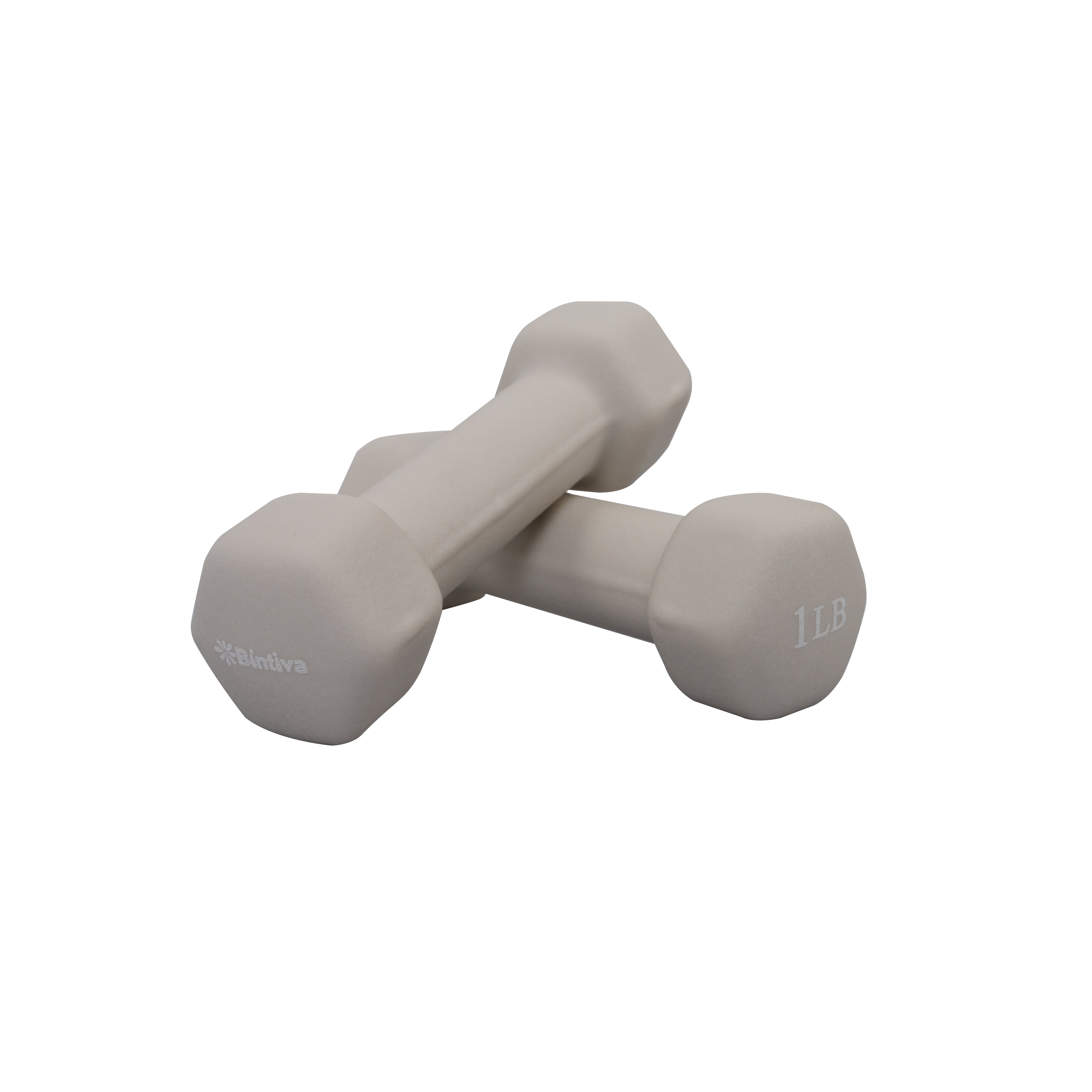 Neoprene Hexagon shaped dumbbells - Earth Tones by Bintiva