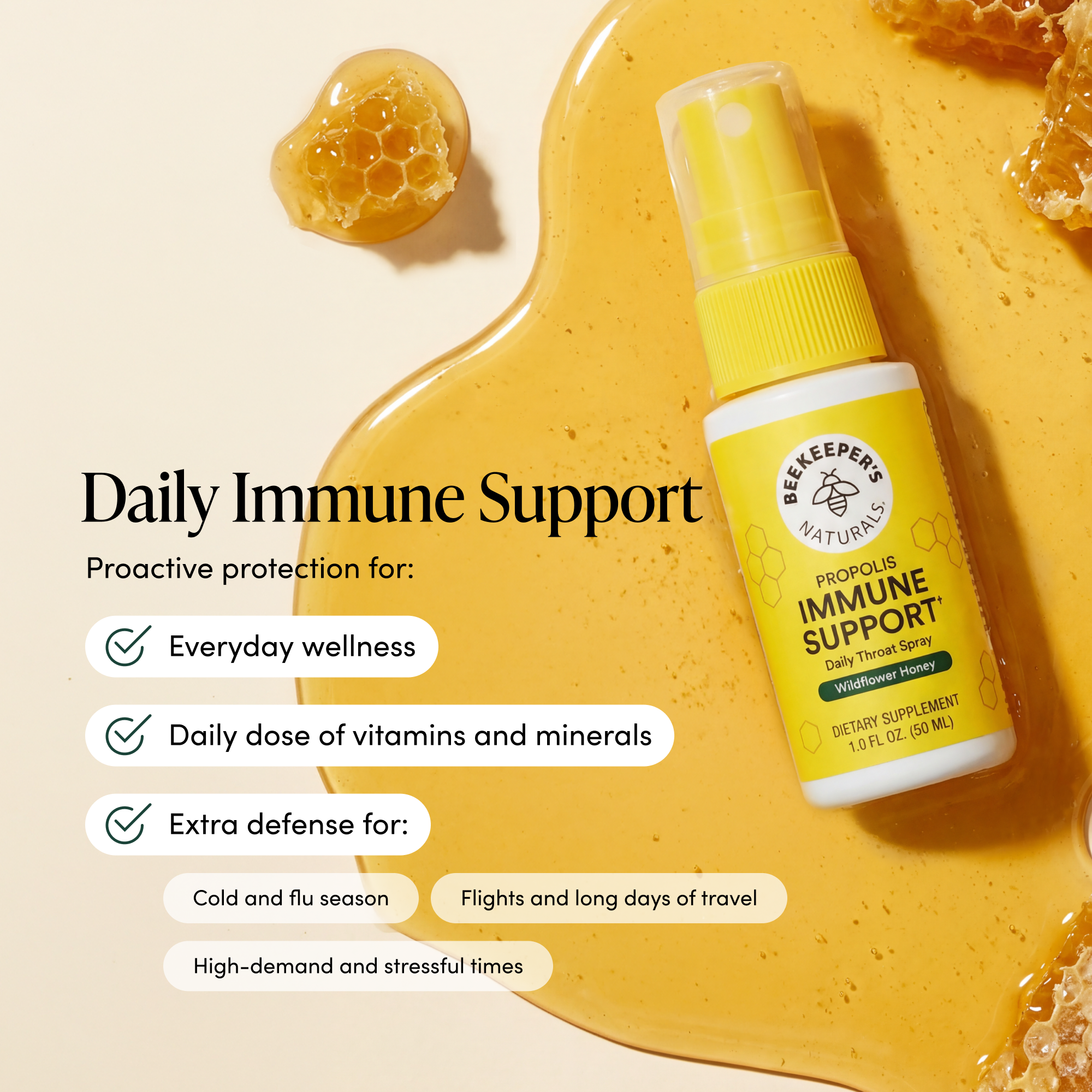 Propolis Immune Support Throat Spray
