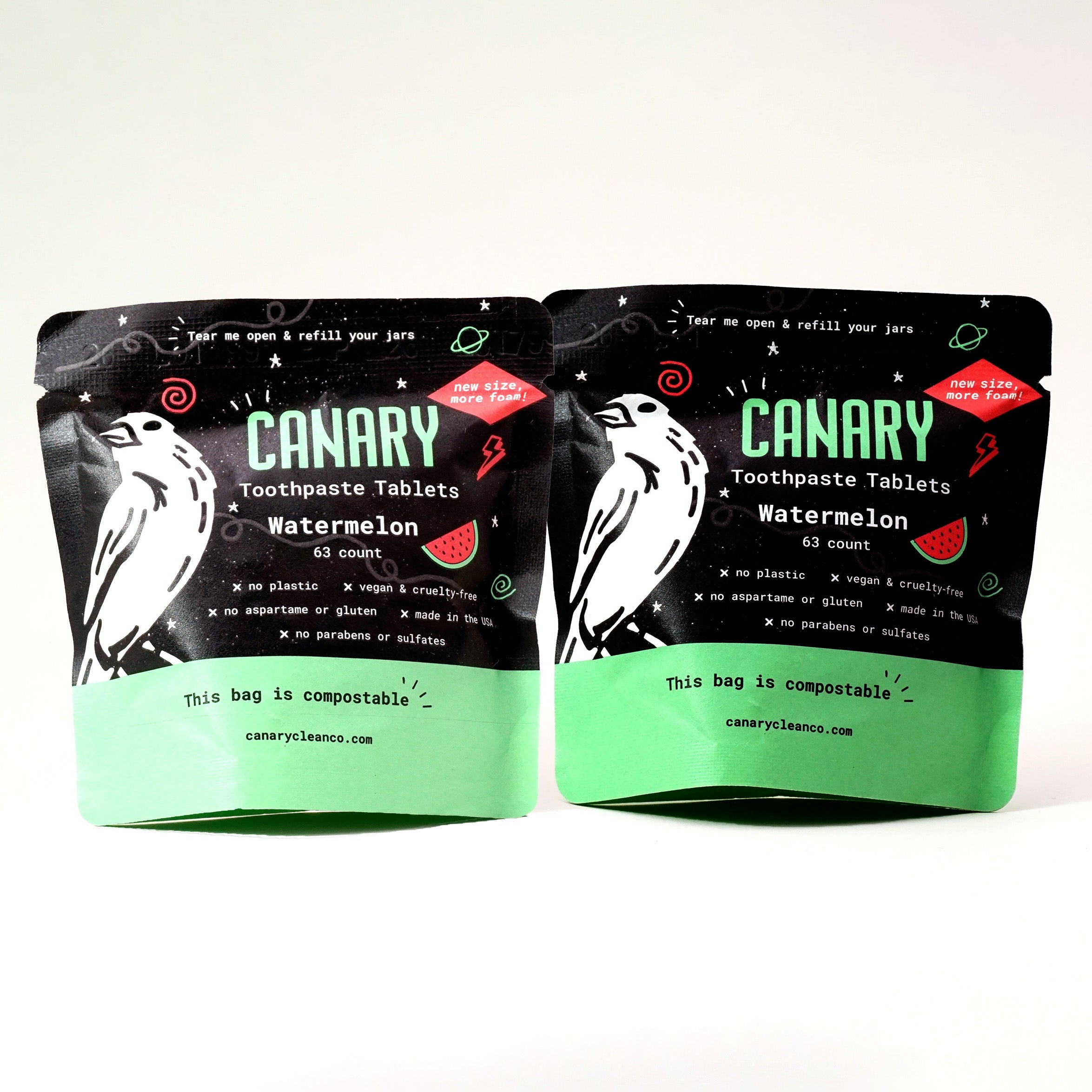 Watermelon Toothpaste Tablets by Canary