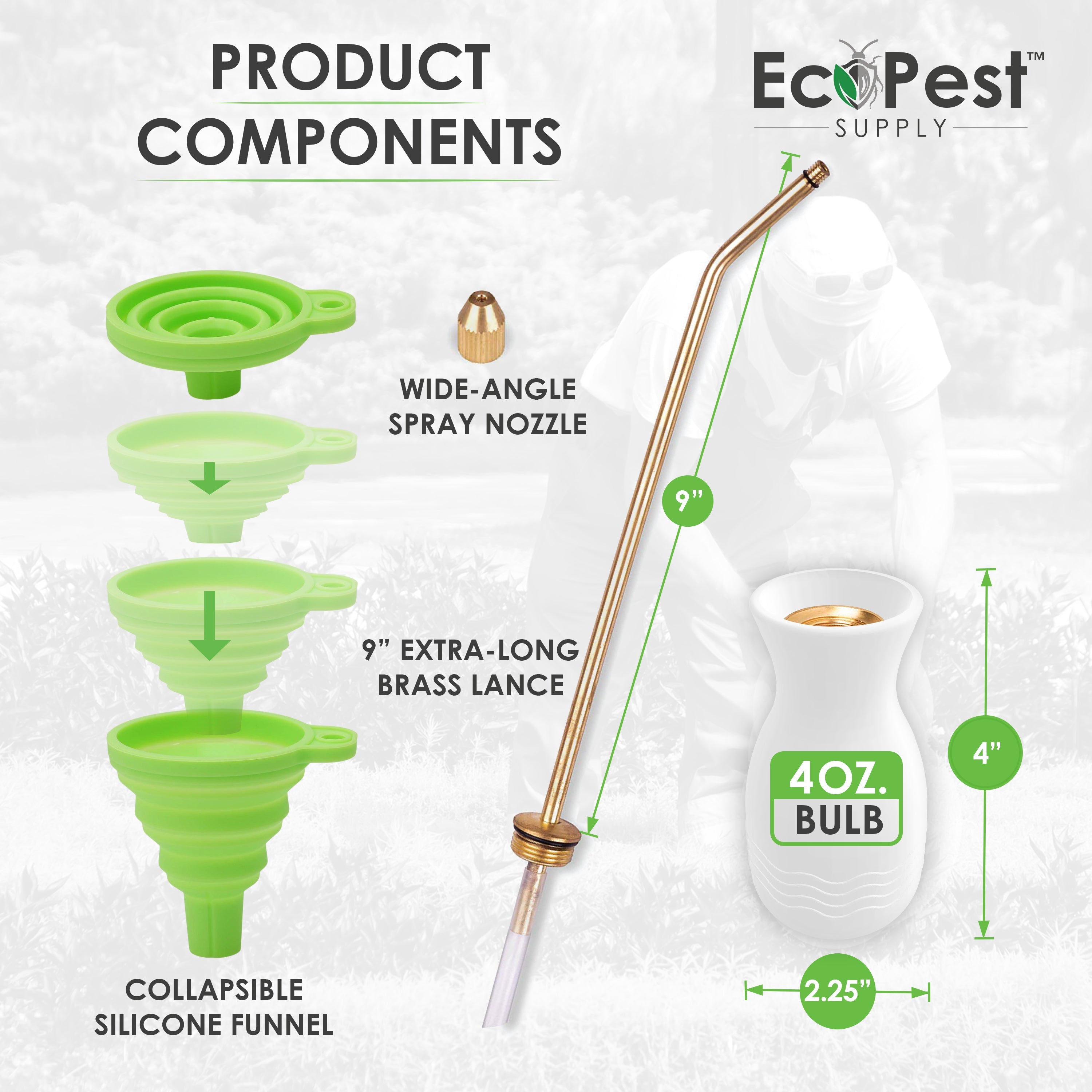 Powder Duster | Pest Control Powder Applicator by EcoPest Supply