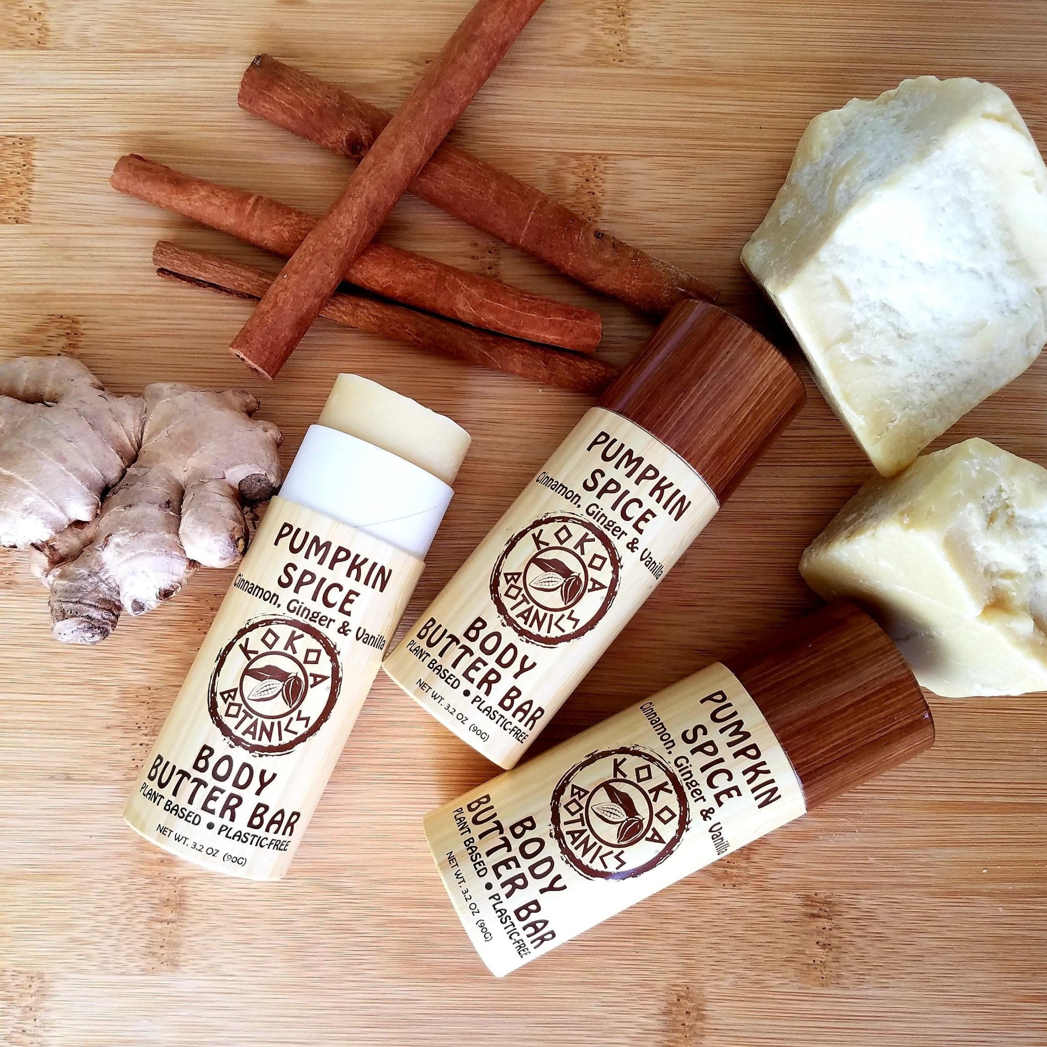 PUMPKIN SPICE - Lotion Bar - Body Butter - Hand and Foot Balm - Plastic-free by kokoabotanics