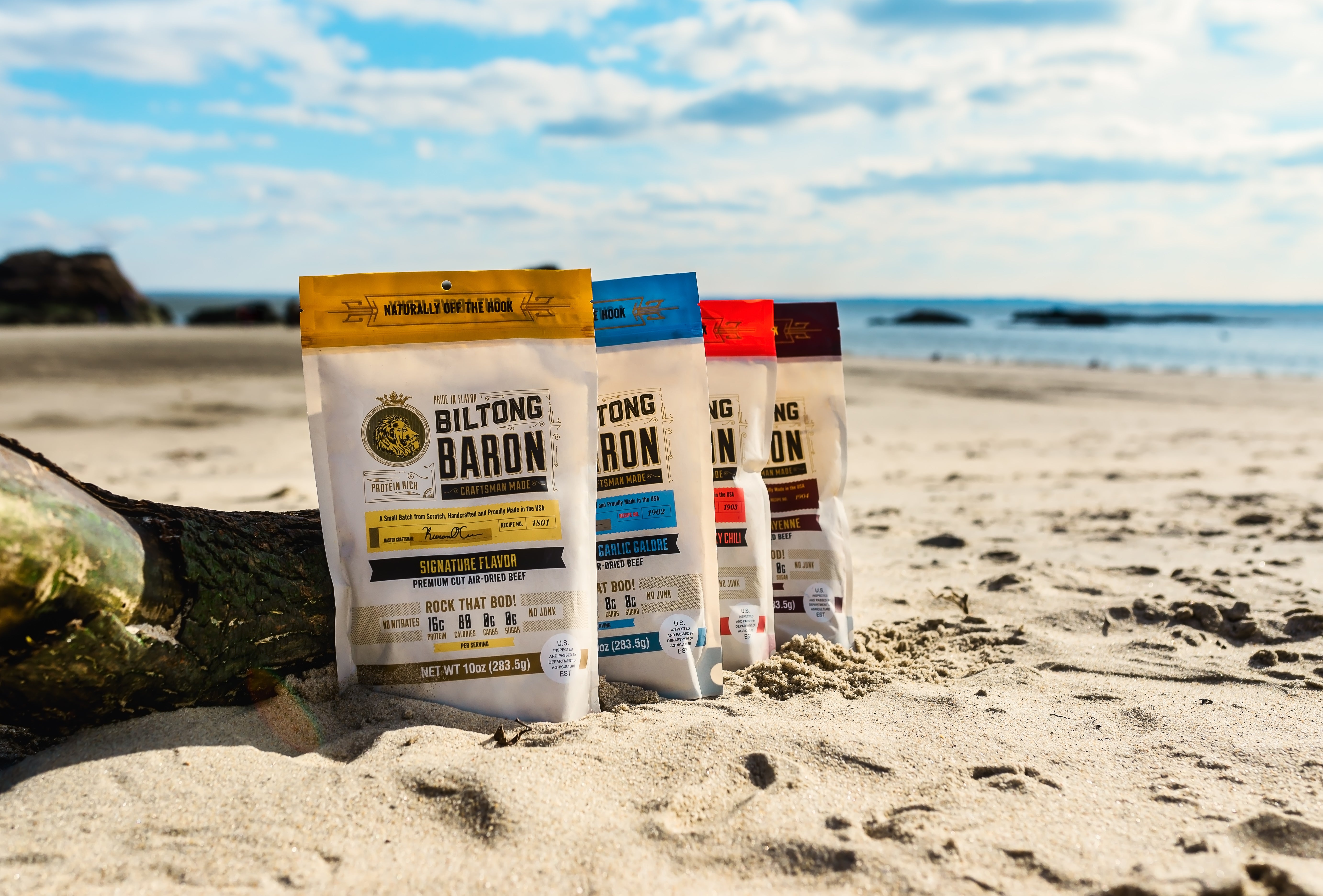 Mega Bag Mega Pack- Four 10 oz Bags by Biltong Baron