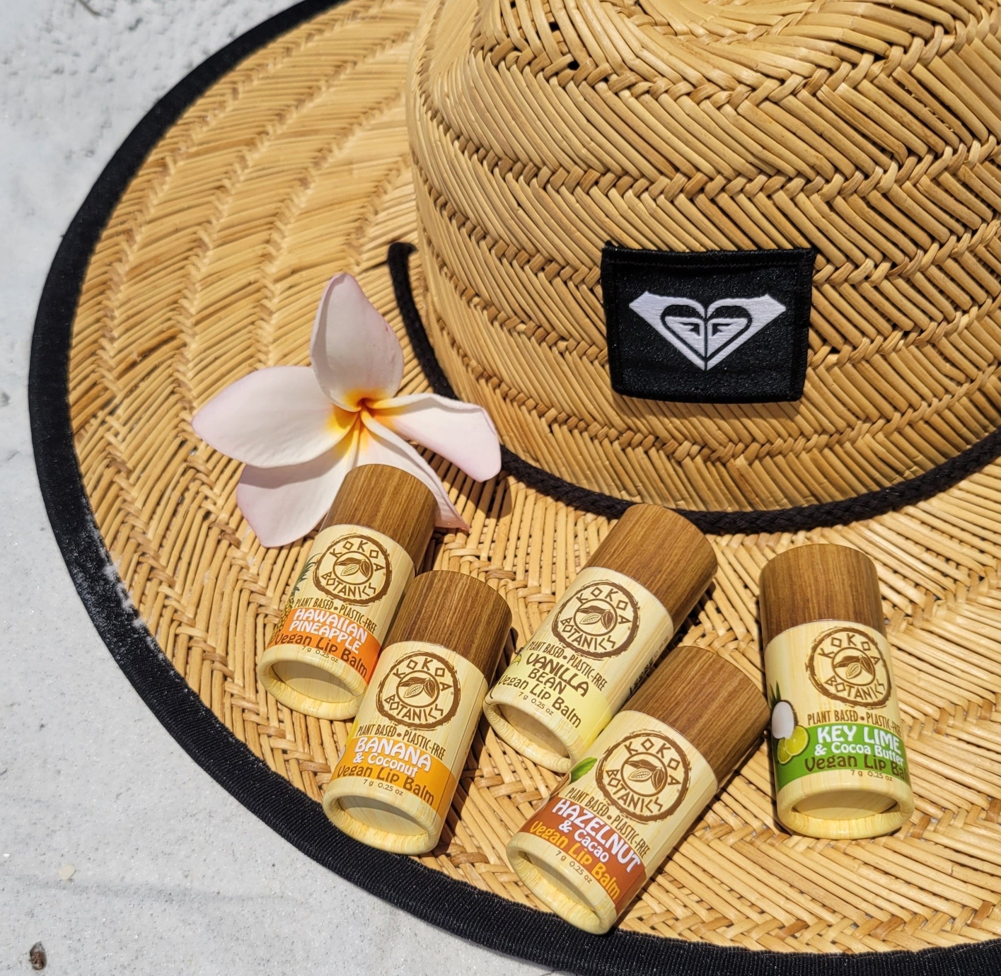 Acai and Coconut - Vegan Natural Lip Balm - Plastic Free .25 oz by kokoabotanics