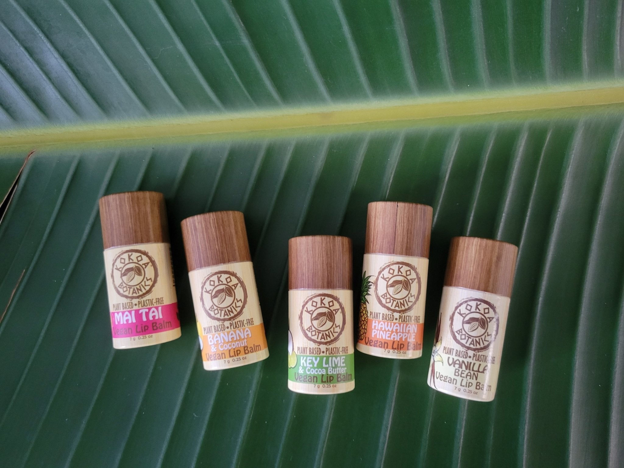 Acai and Coconut - Vegan Natural Lip Balm - Plastic Free .25 oz by kokoabotanics