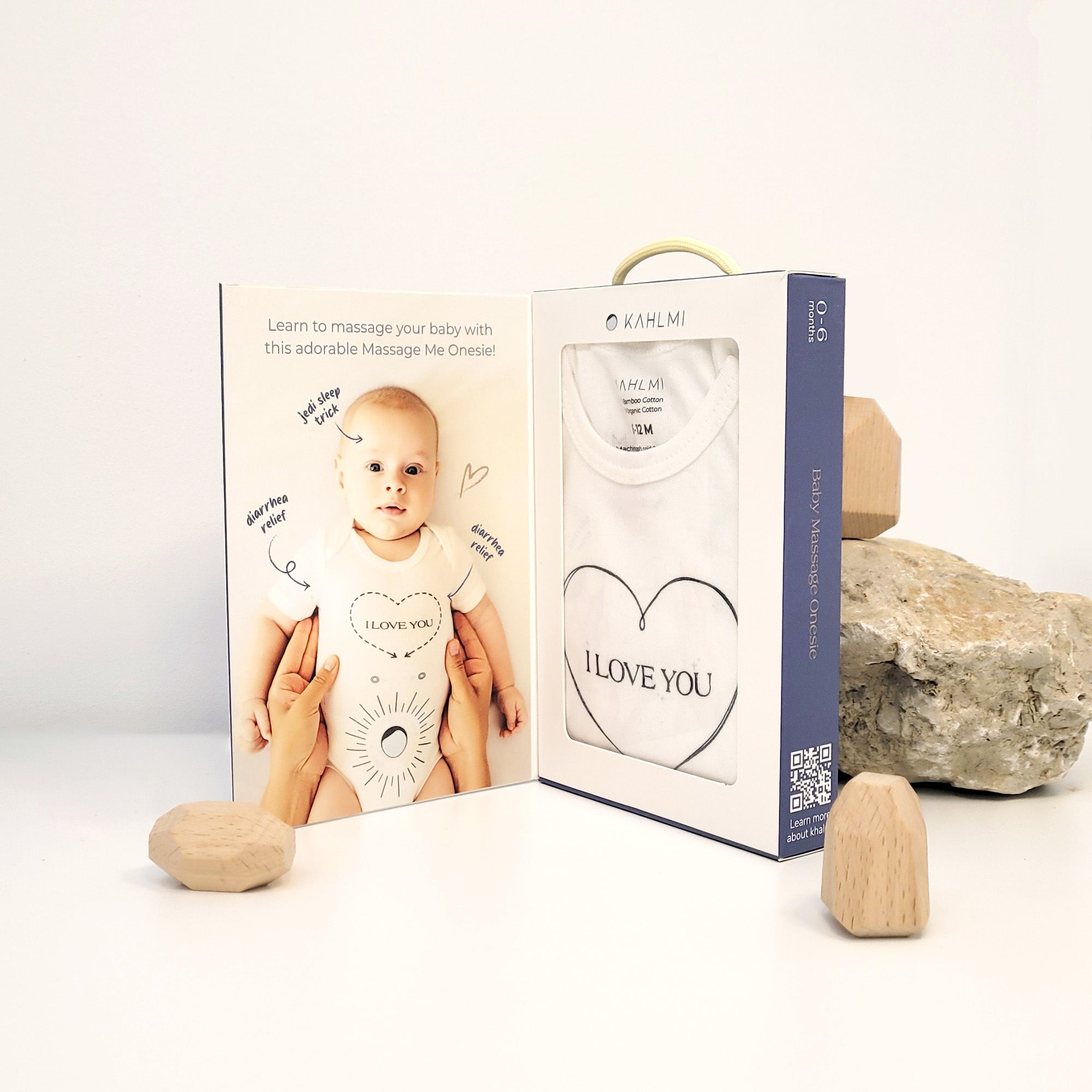 Massage Me! Onesie (0-6 months) by Kahlmi