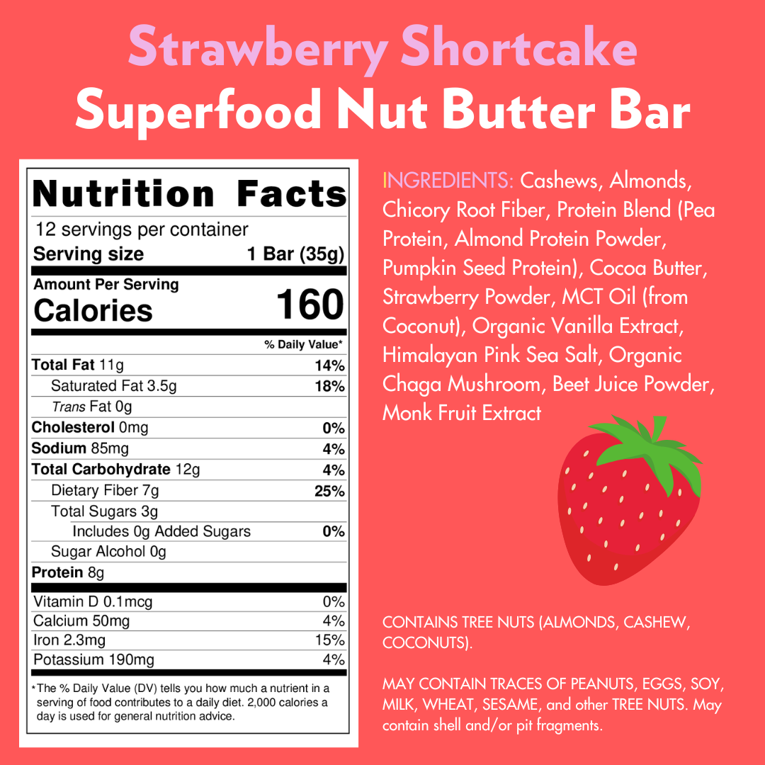 Strawberry Shortcake VITALITY (12 Count ) ππ° by B.T.R. Bar