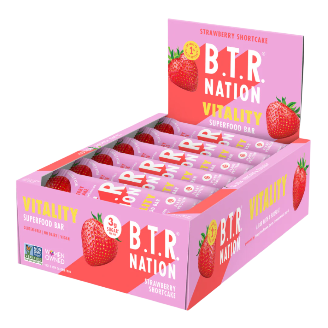 Strawberry Shortcake VITALITY (12 Count ) ππ° by B.T.R. Bar