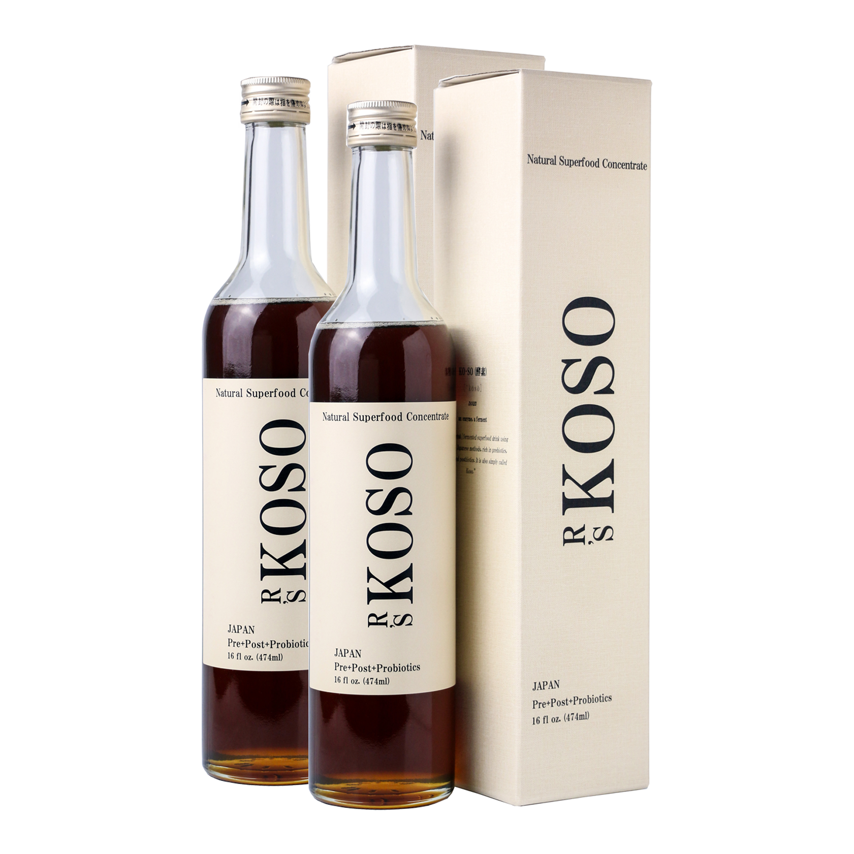 R's KOSO - Japanese Postbiotic Drink (474ml / 16oz)×2 bottles