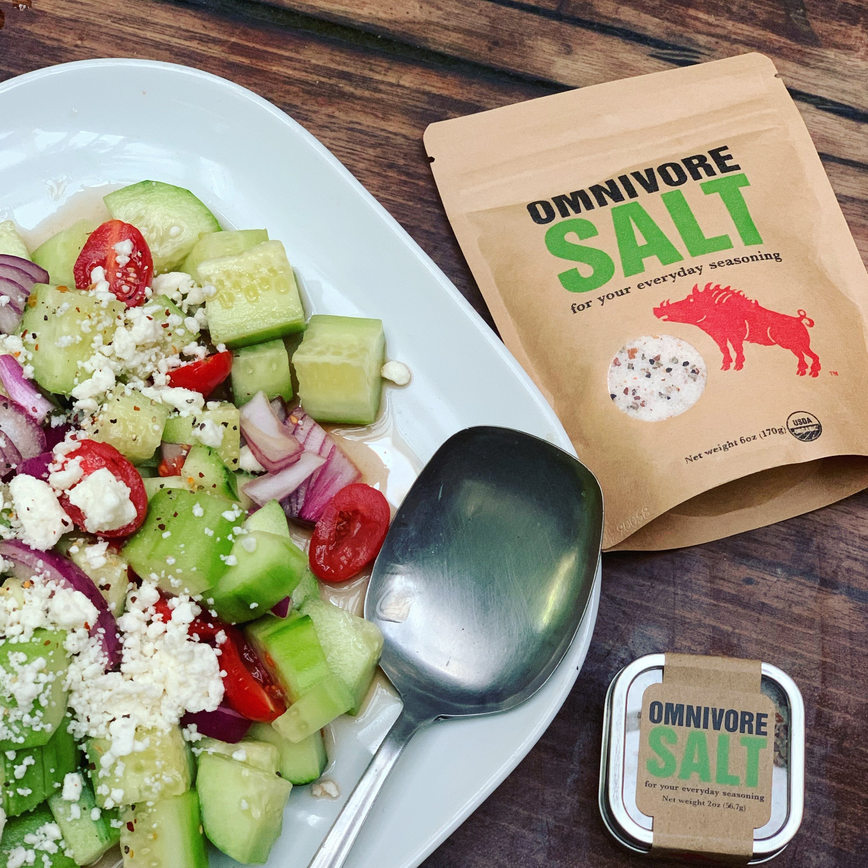 Omnivore Salt 2 oz. Tin - 6 Tins x 2 oz case by Farm2Me