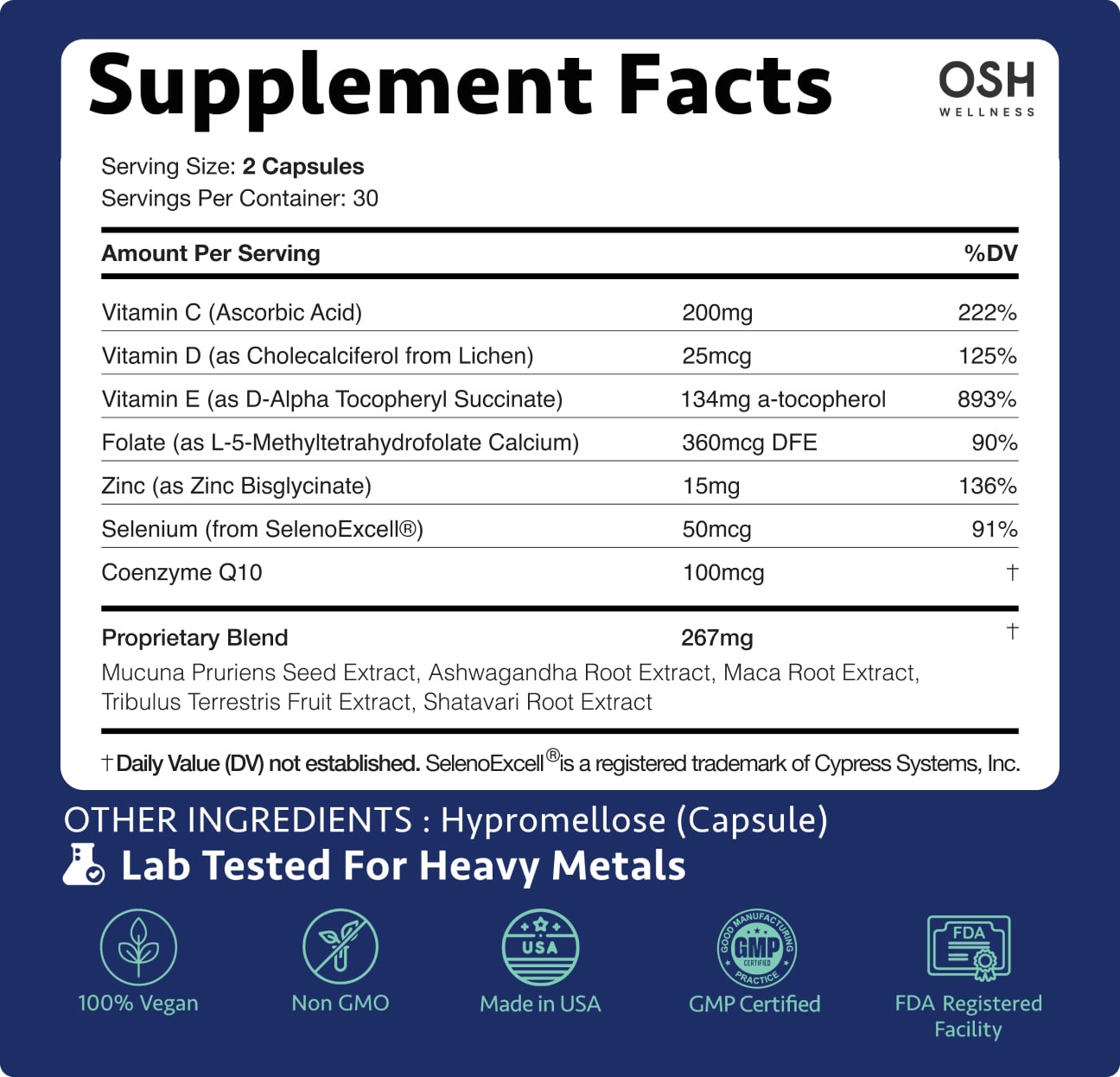 MEN’S FERTILITY SUPPORT by Osh Wellness