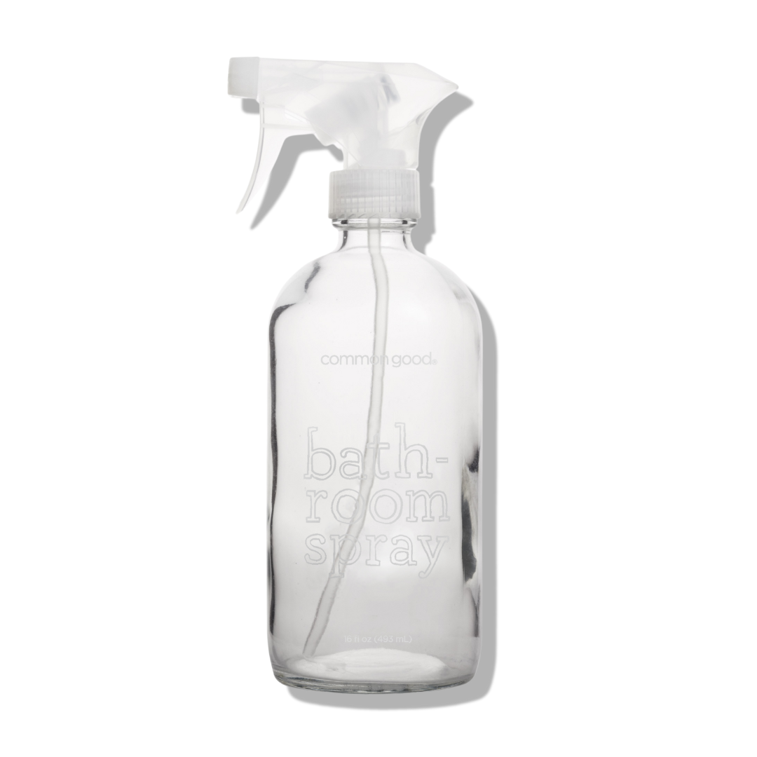 Bathroom Cleaner Empty Glass Bottle, 16oz by Common Good