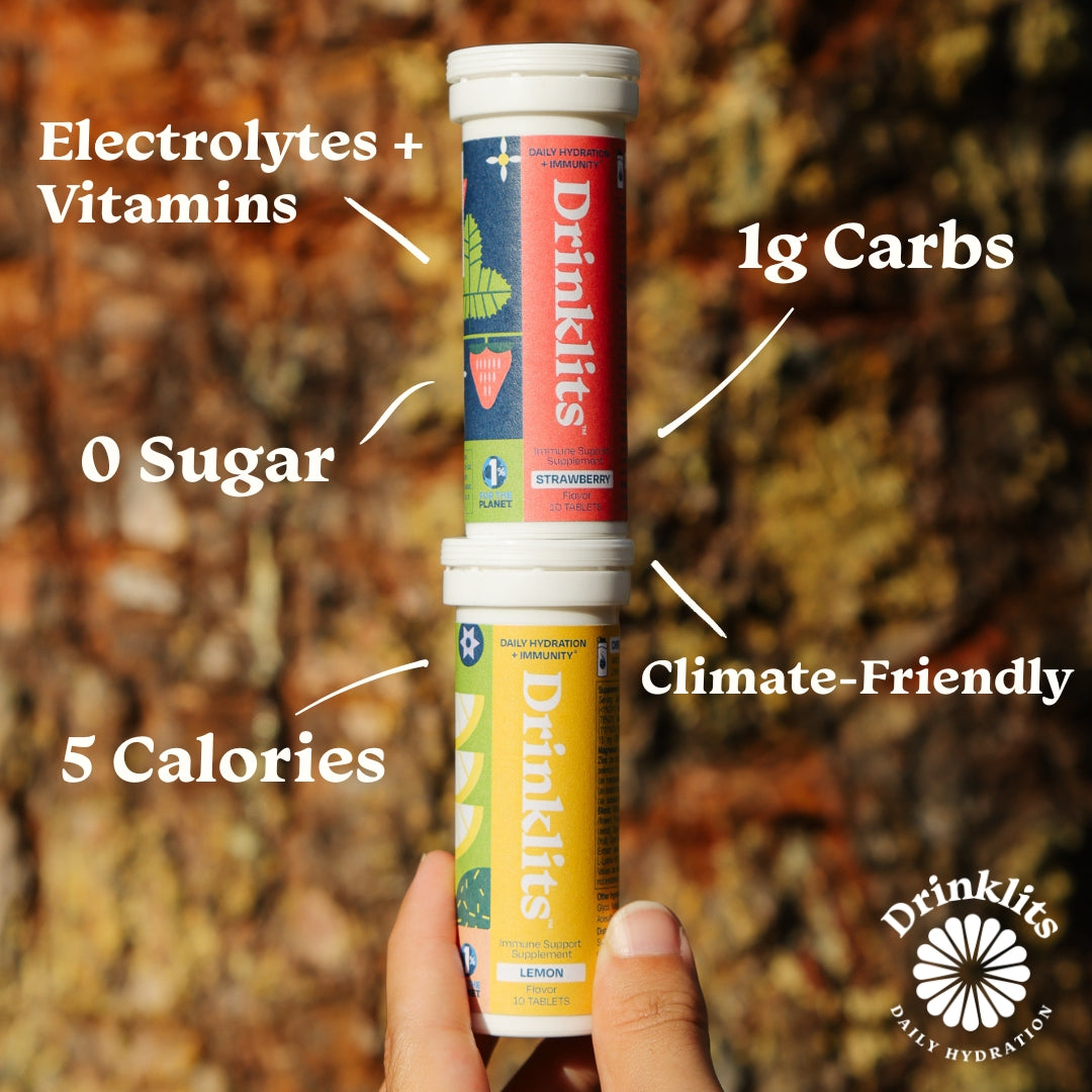 LEMON Immunity Tablets for Daily Immune Support (8 Tubes, 80 Servings) by Drinklits