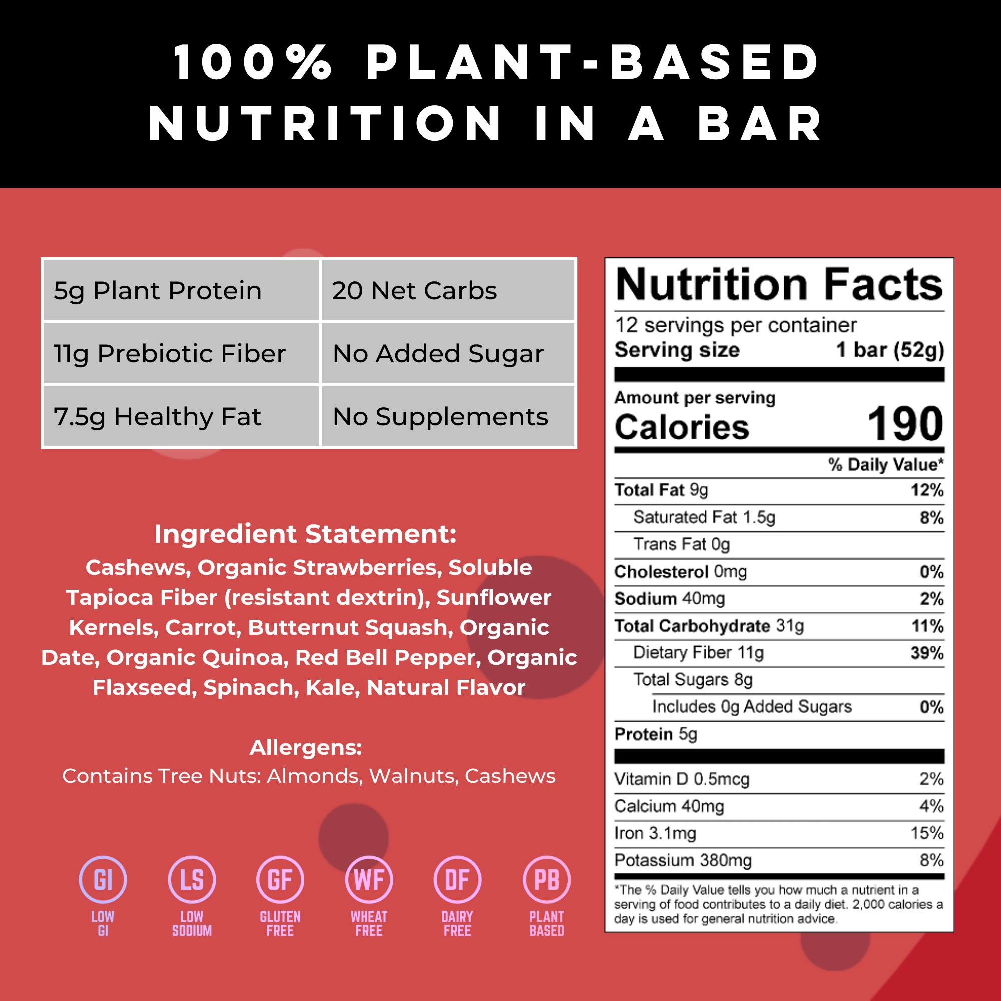 Strawberry Cashew by Good Thinking Foods