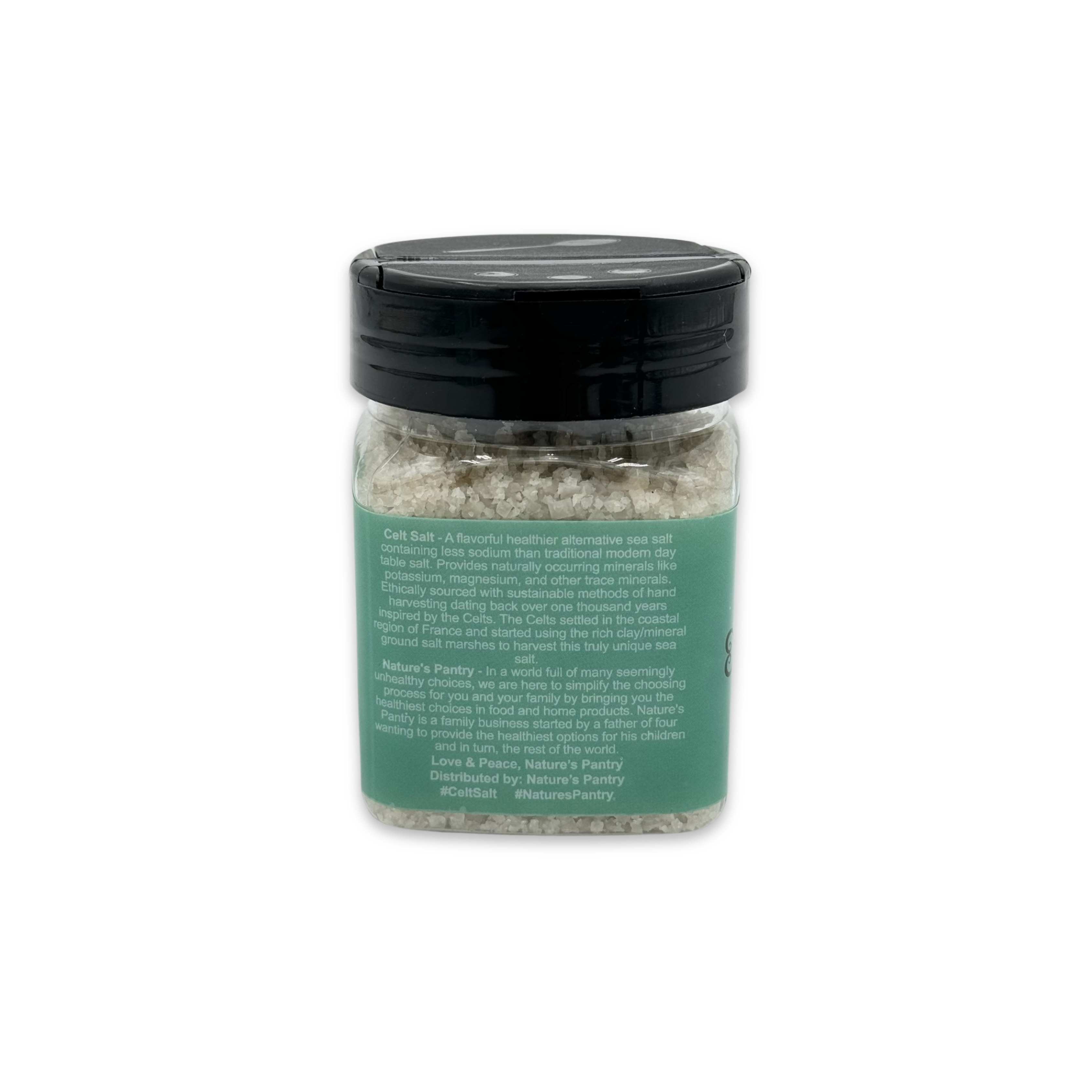 Celtic Sea Salt- 8 oz Shaker of Coarse Light Grey, organic, 82 minerals, Celt Salt By Nature's Pantry by Celt Salt