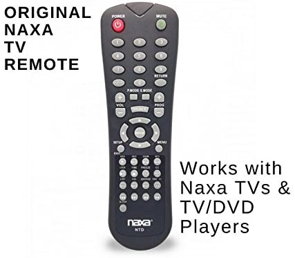 NAXA Original Replacement Remote Control for Naxa NT and NTD Model 12 Volt TVs and TV-DVD Combo Players by Jupiter Gear Home