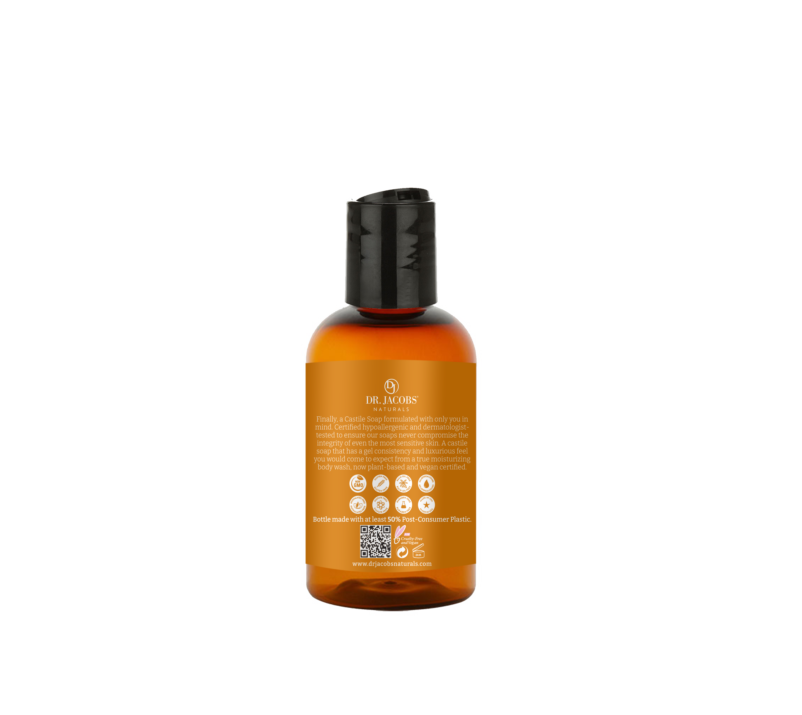 Orange & Ginger Castile Body Wash by Dr. Jacobs Naturals