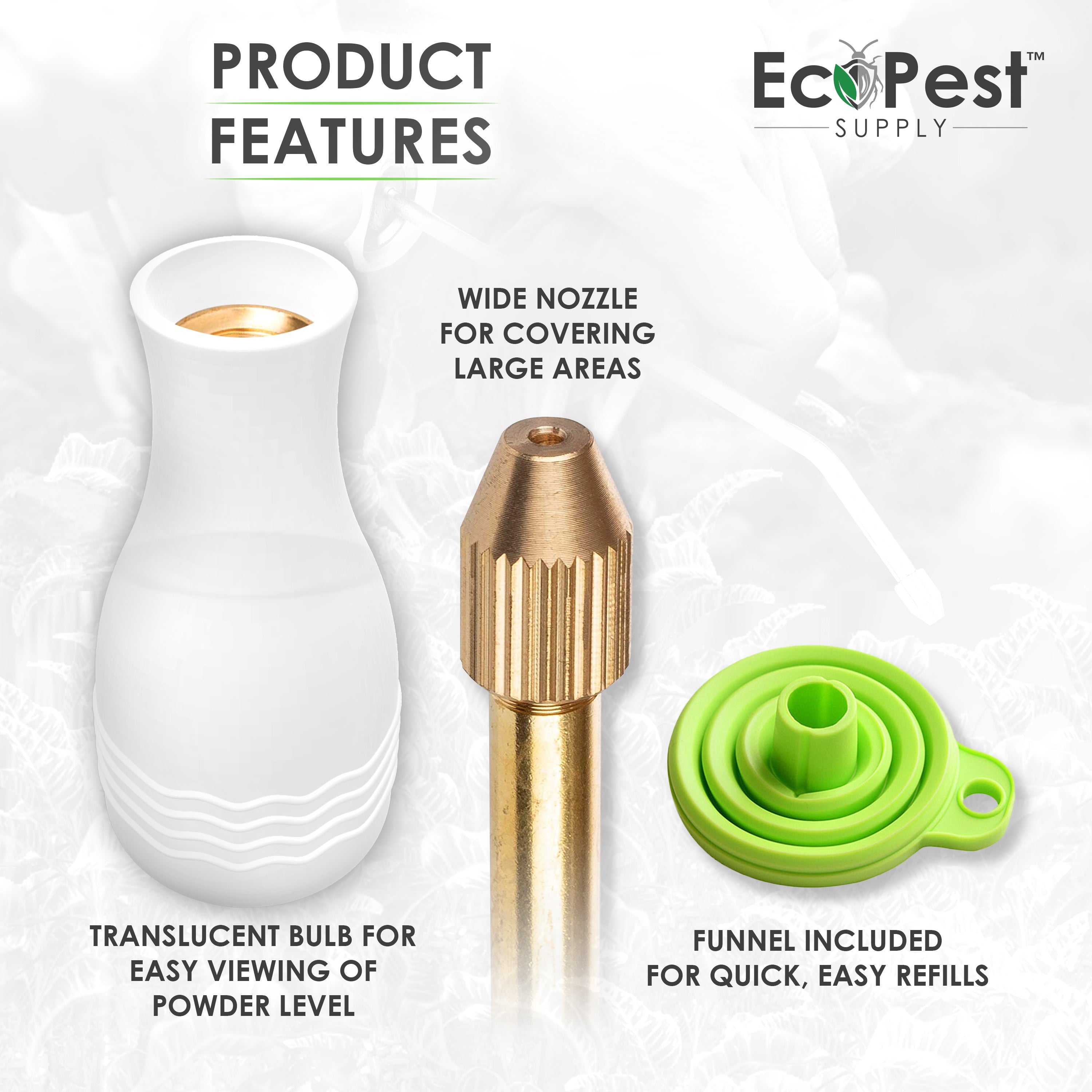 Powder Duster (Max) | Pest Control Powder Applicator by EcoPest Supply