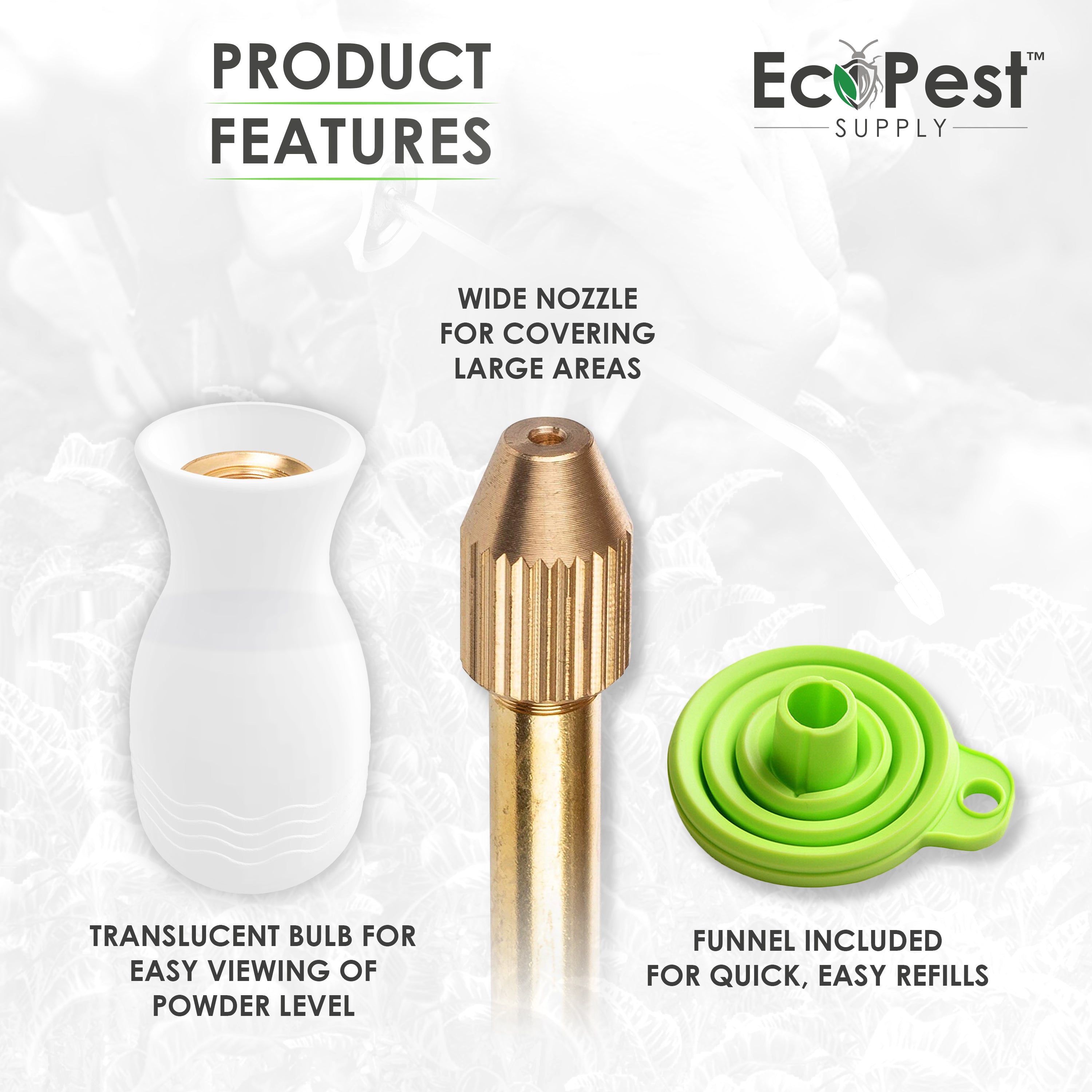 Powder Duster | Pest Control Powder Applicator by EcoPest Supply