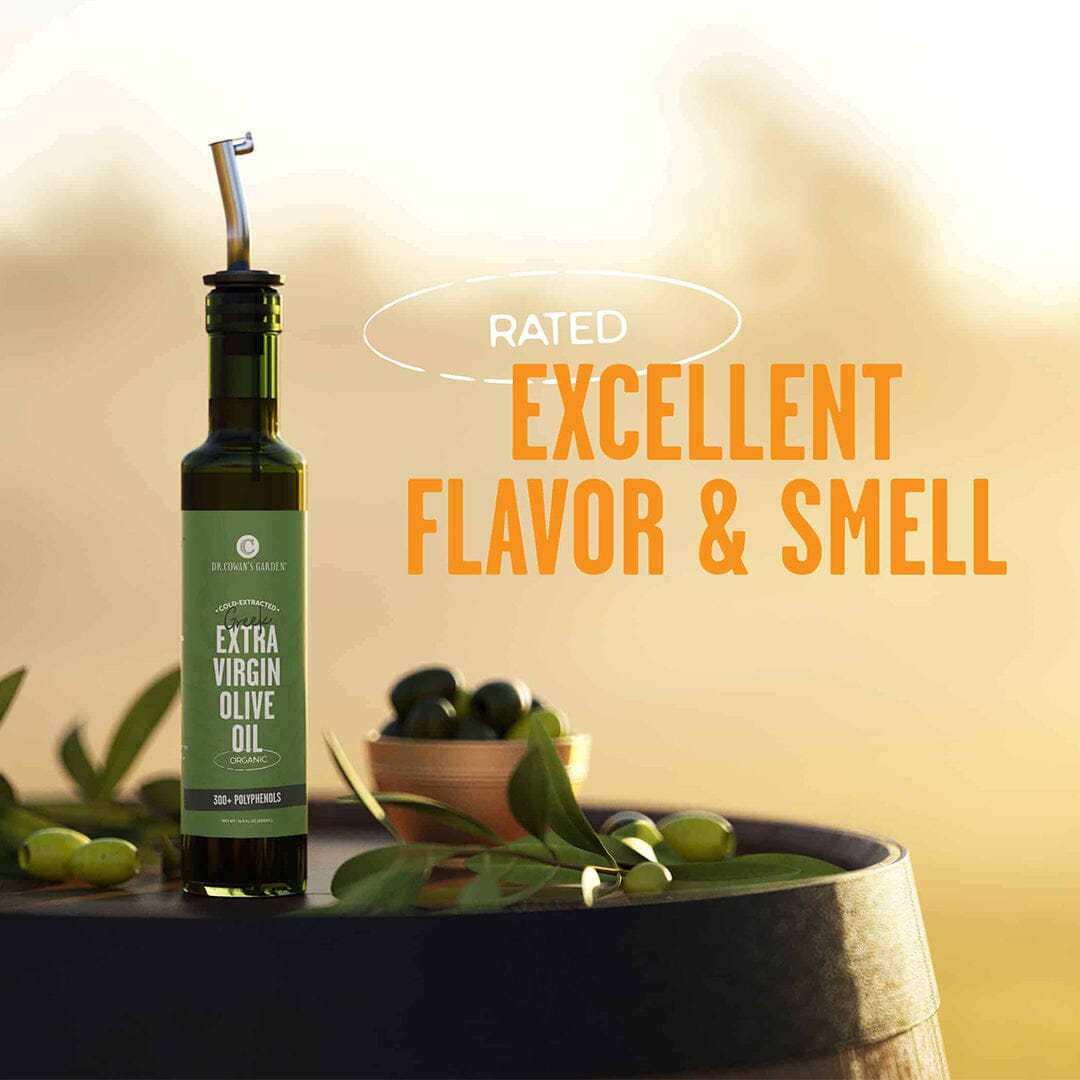 300+ Polyphenol Organic Extra Virgin Olive Oil by Dr. Cowan's Garden