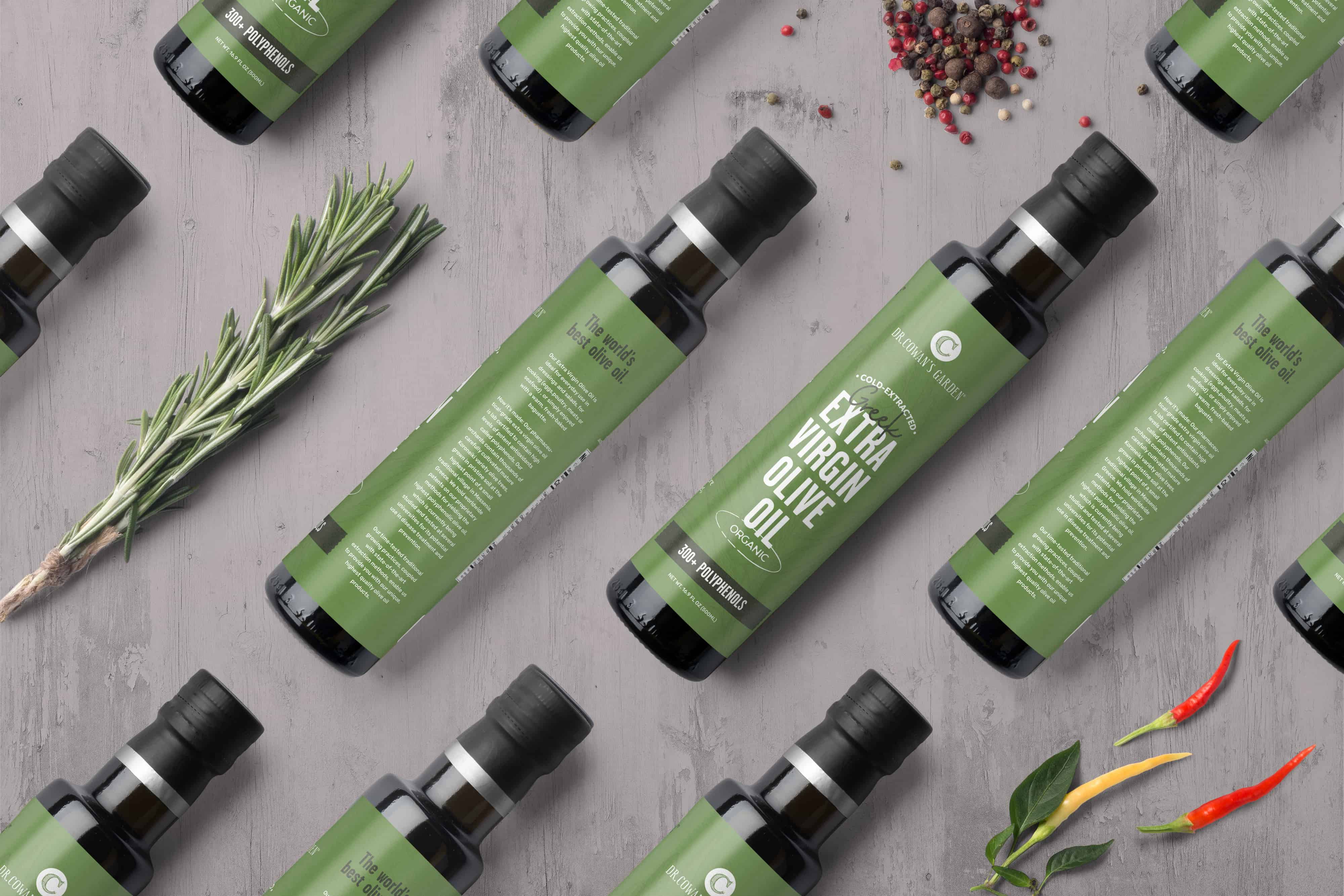 300+ Polyphenol Organic Extra Virgin Olive Oil by Dr. Cowan's Garden