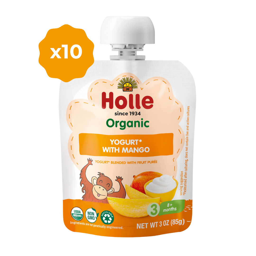 Holle Organic Yogurt Pouches - Mango by Holle USA