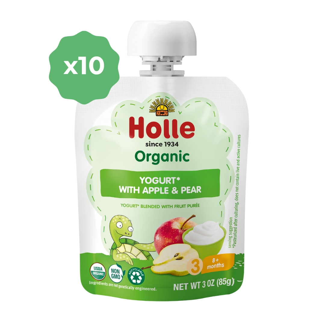 Holle Organic Yogurt Pouches - Apple & Pear by Holle USA