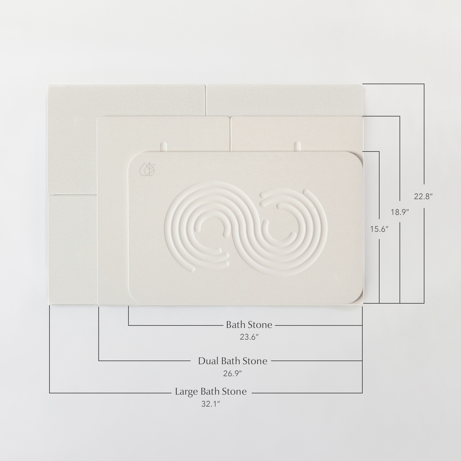 Bath Stone™ Mat - Zen + Sink Caddy Bundle by Dorai Home | Quick-Drying Home Essentials
