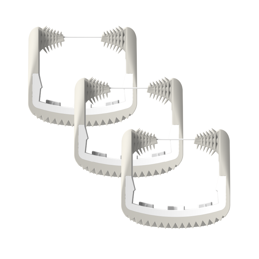 White Smooth Floss Heads