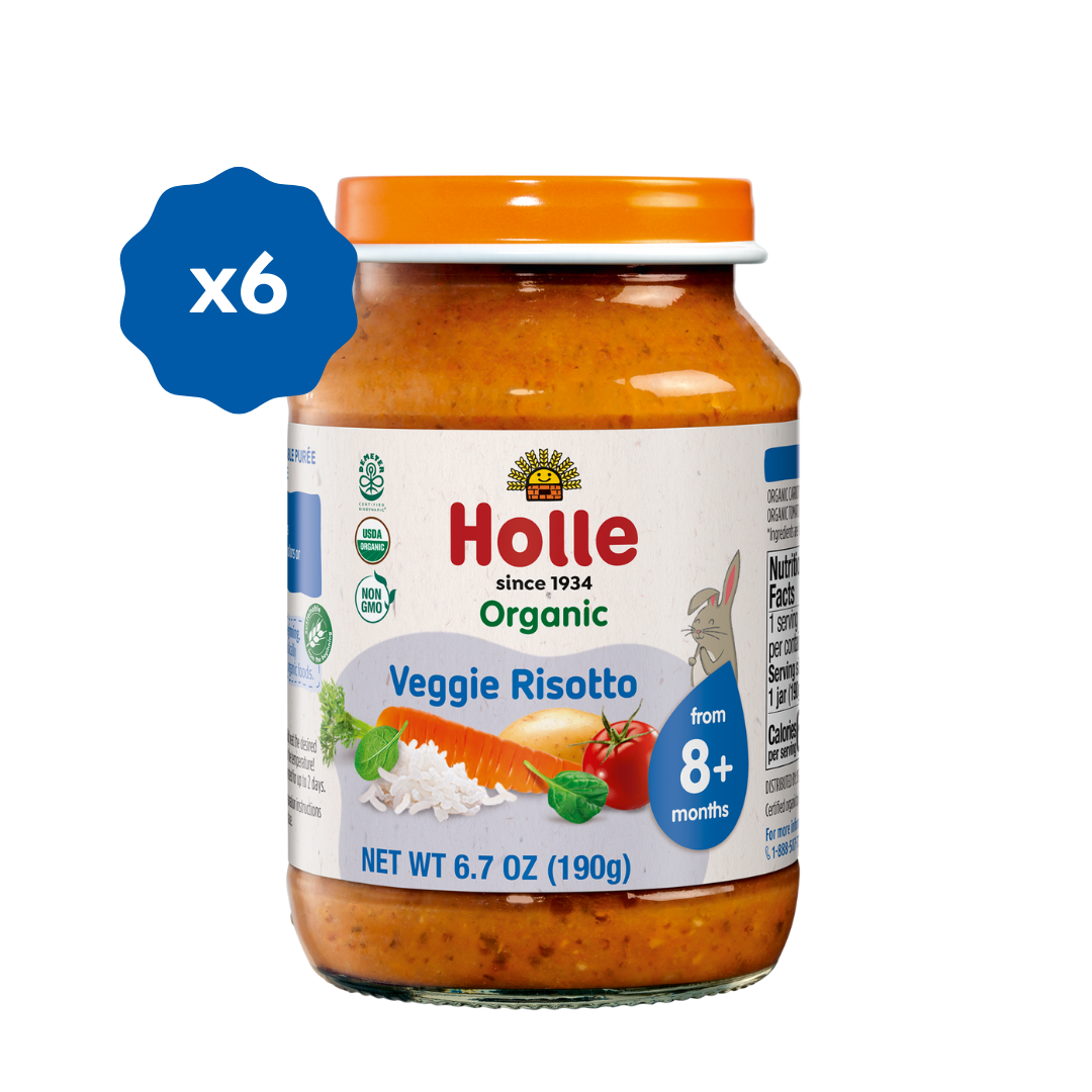 Holle Organic Baby Food Jar - Veggie Risotto - 6 Jars by Holle USA