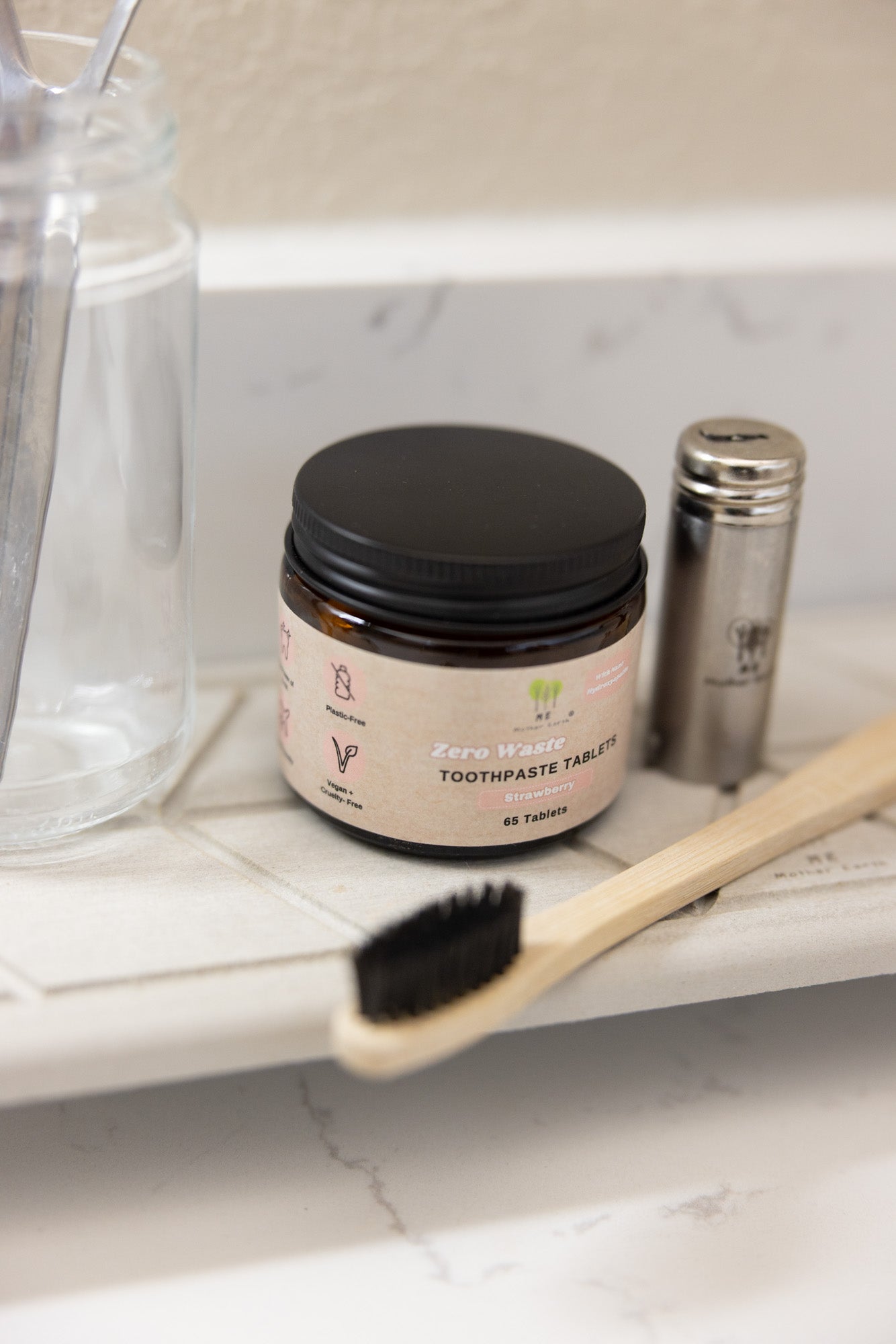 Fluoride-Free Zero Waste Toothpaste Tablets with Nano-Hydroxyapatite