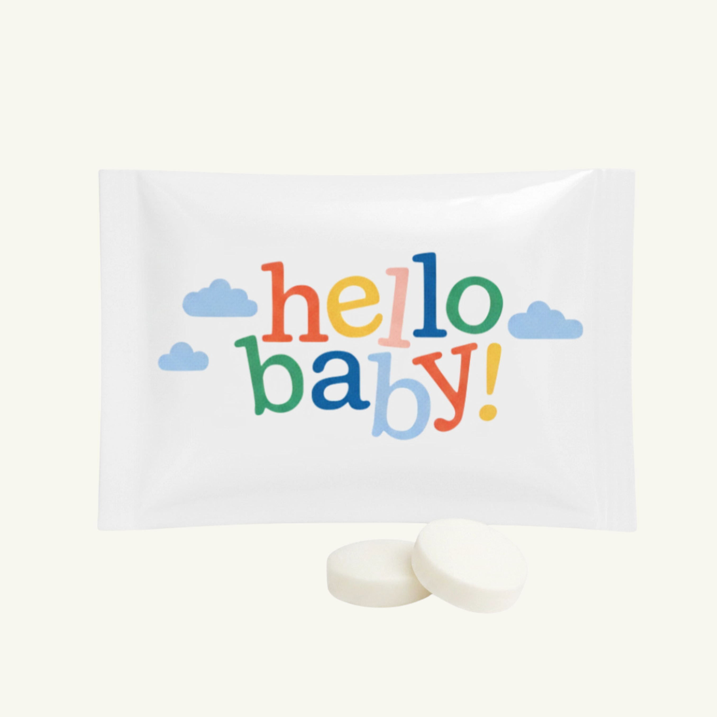 SIMPLY MINTS POUCHES- "HELLO BABY"