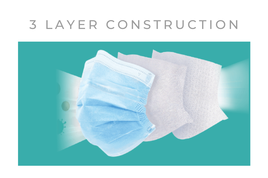 3 PLY MEDICAL-GRADE FACE MASK - 10 PACK by Tampon Tribe