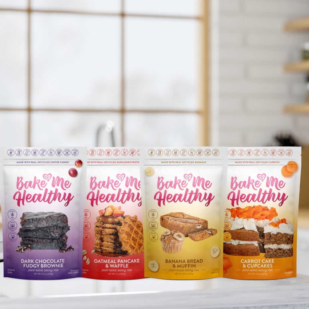Bake Me Healthy Banana Bread & Muffin Plant-Based Baking Mix by Farm2Me