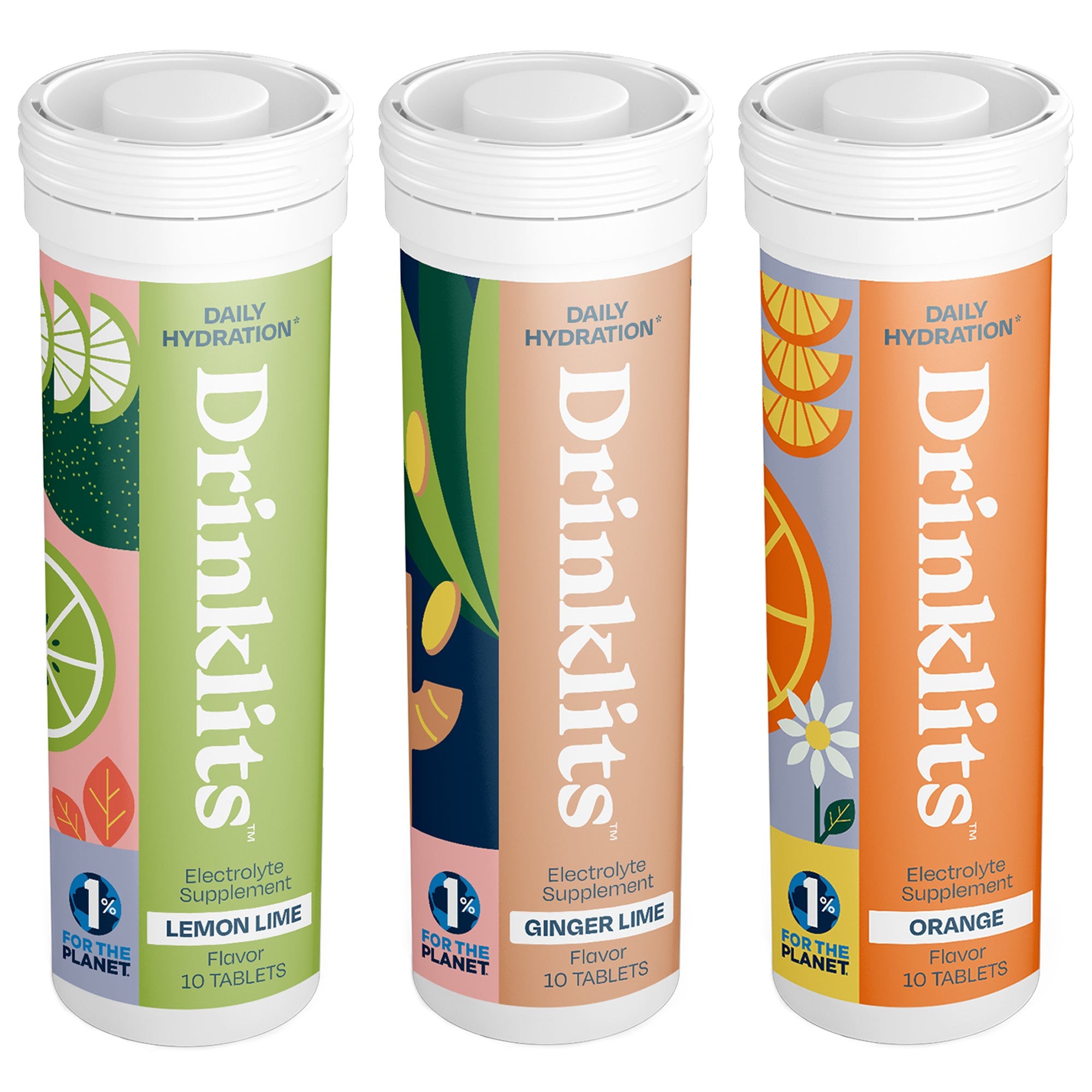 Hydration Bundle: Electrolyte Tablets in 3 Flavors by Drinklits